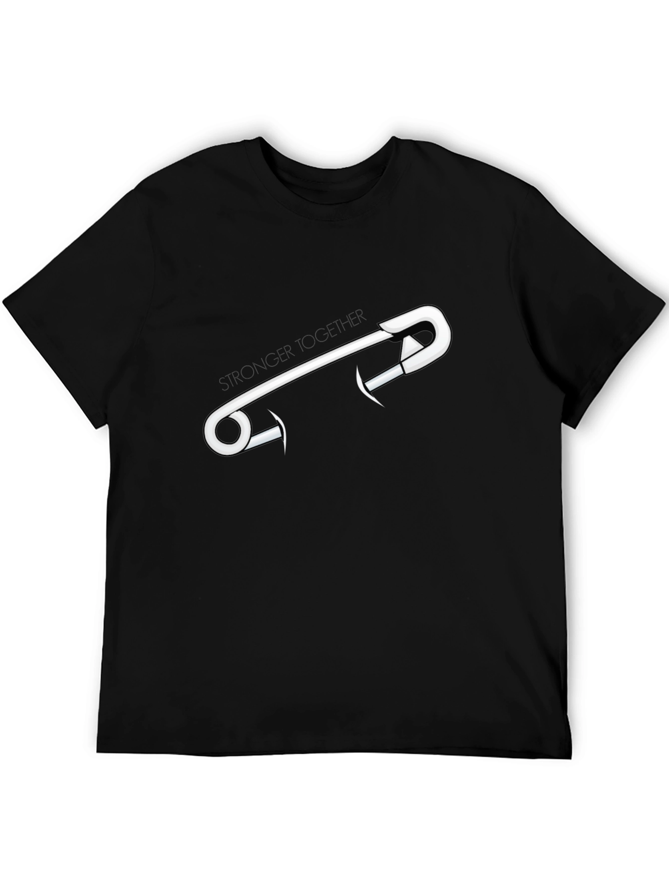 Stronger Together Safety Pin Graphic Tee - Unisex