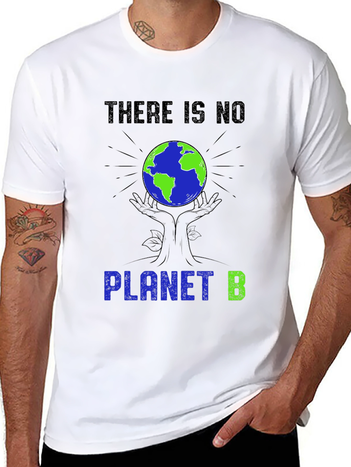 There is No Planet B Earth Graphic T-Shirt