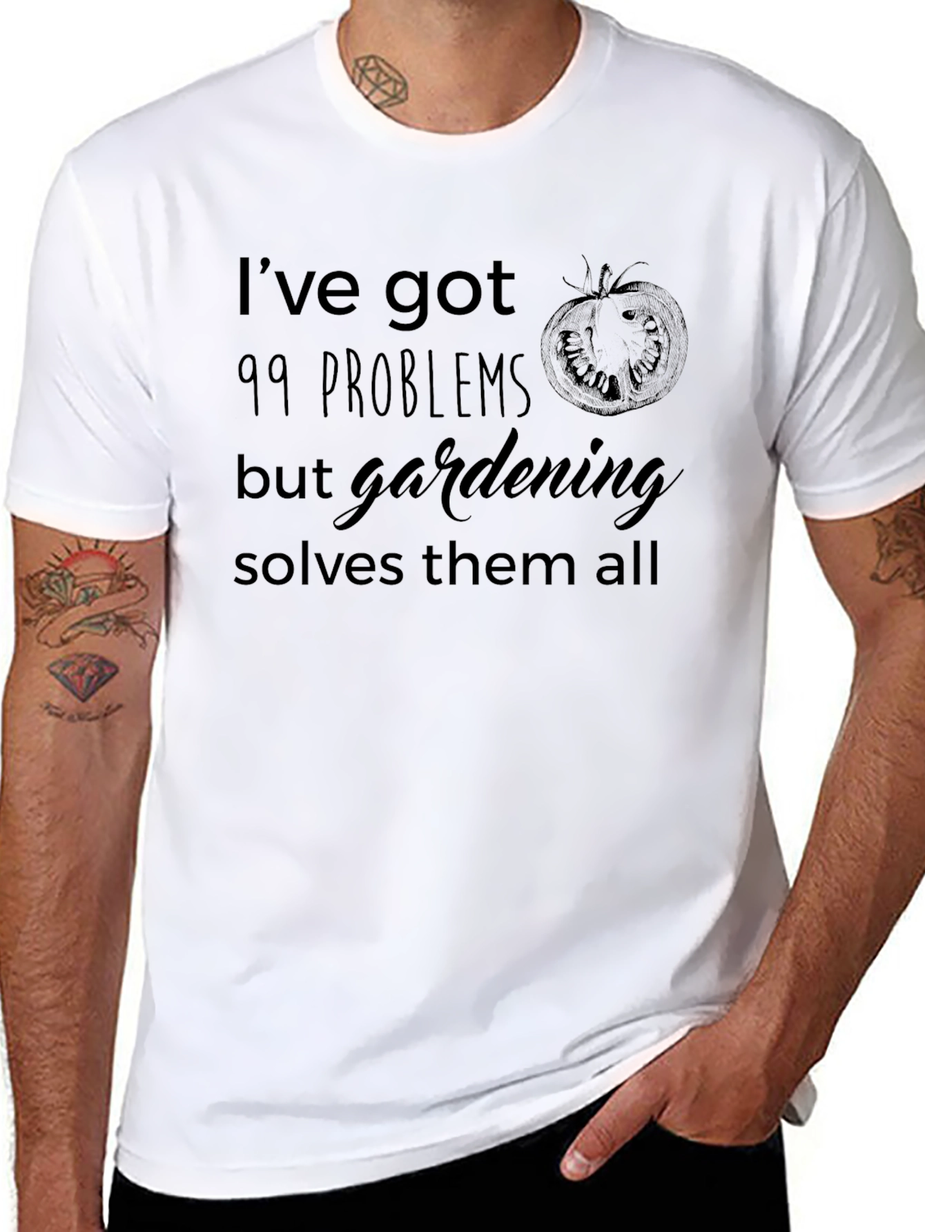 Gardening Solves Problems T-Shirt