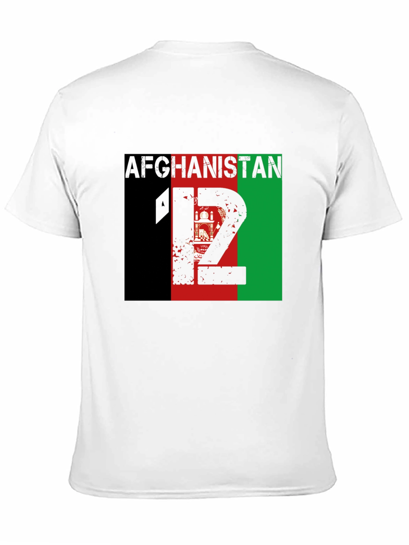 Afghanistan Flag Graphic T-Shirt