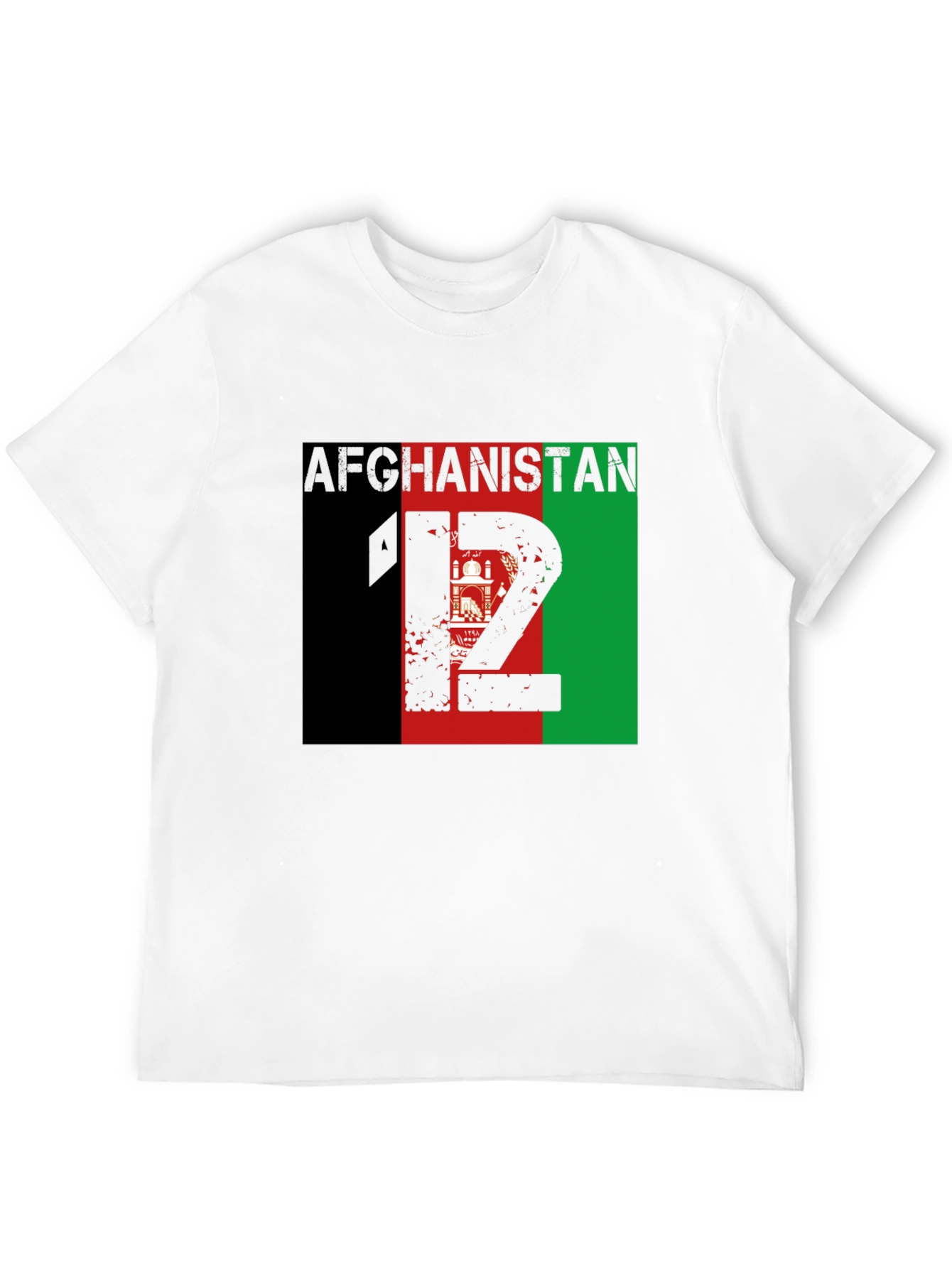Afghanistan Flag Graphic T-Shirt