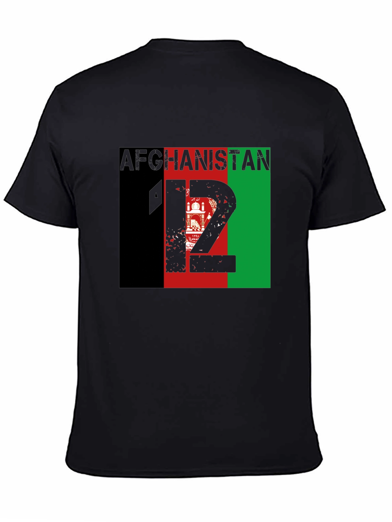Afghanistan Flag Graphic T-Shirt