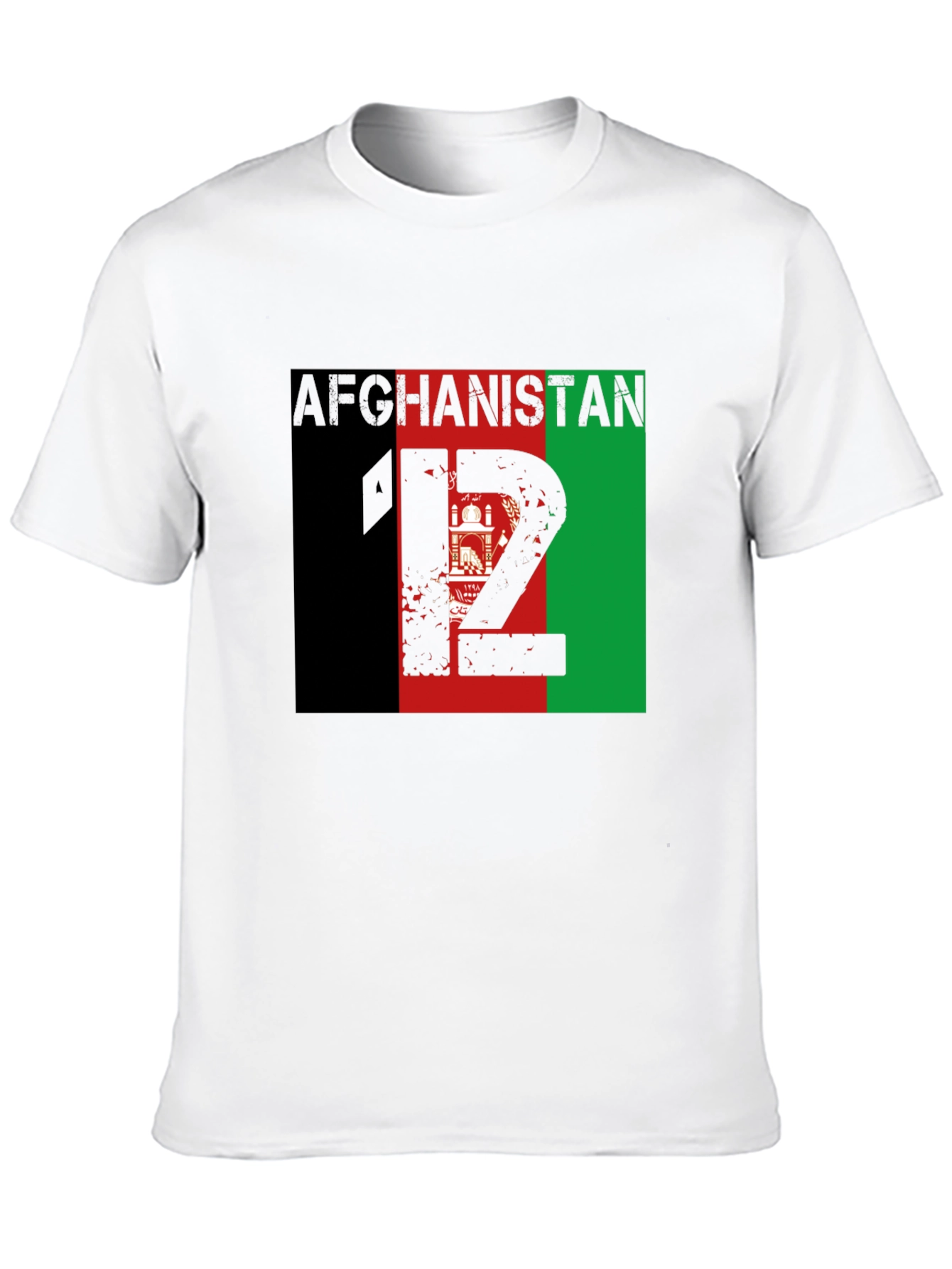 Afghanistan Flag Graphic T-Shirt