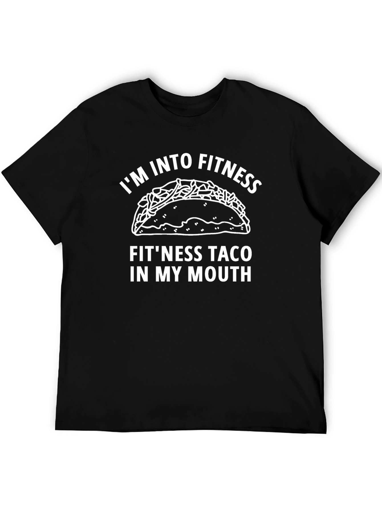 Fitness Taco Graphic T-Shirt - Funny Workout Tee
