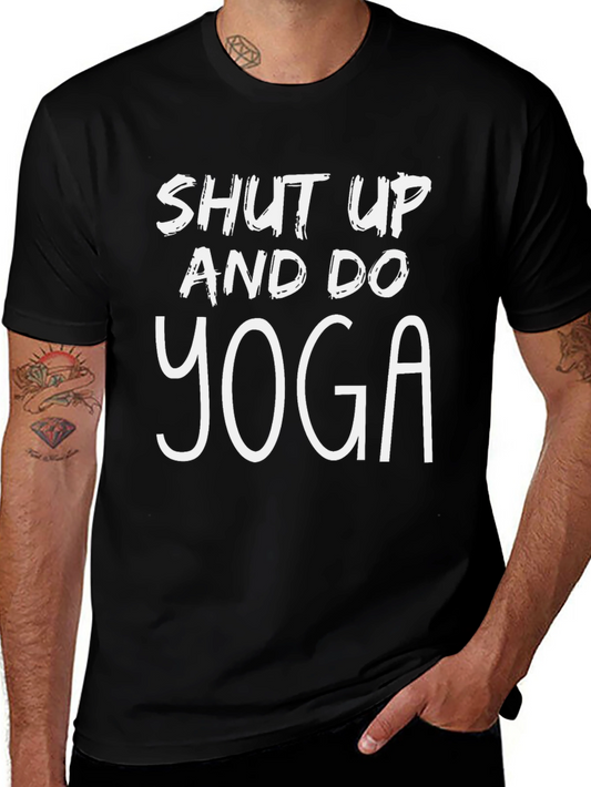 Shut Up and Do Yoga Black T-Shirt