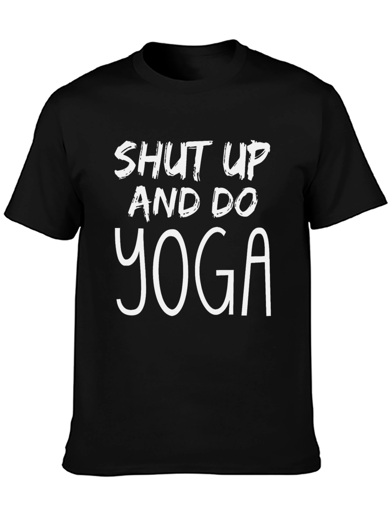 Shut Up and Do Yoga Black T-Shirt