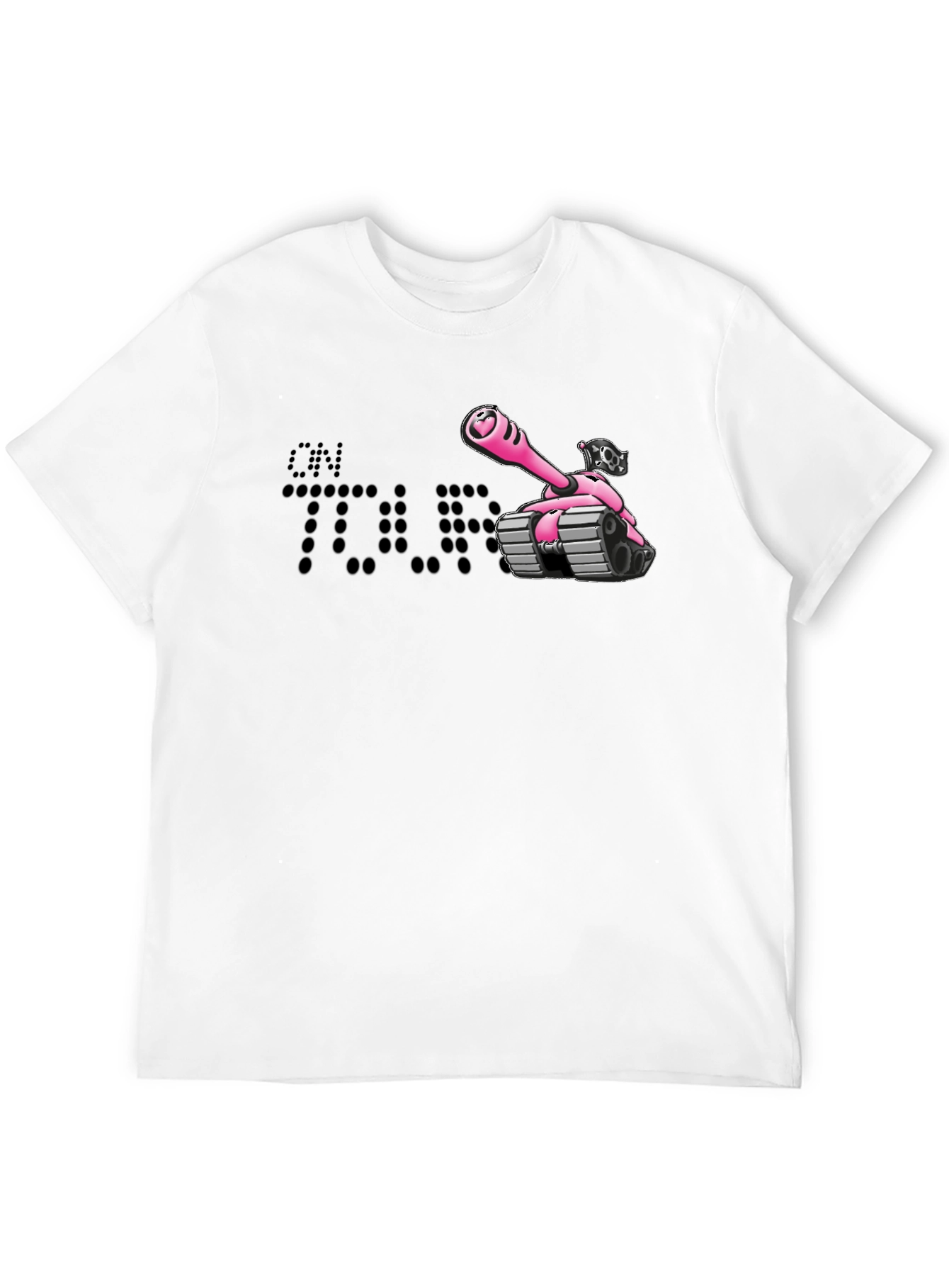 On Tour Tank Graphic Tee - Black