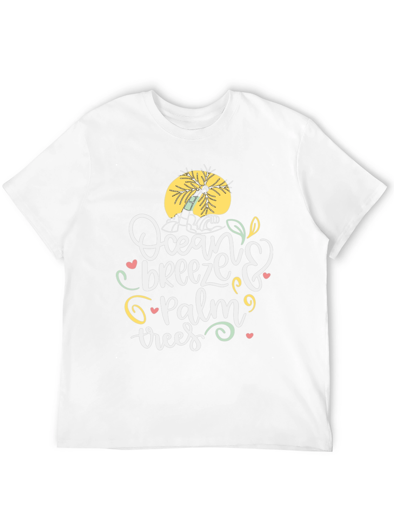 Ocean Breeze & Palm Trees Graphic Tee