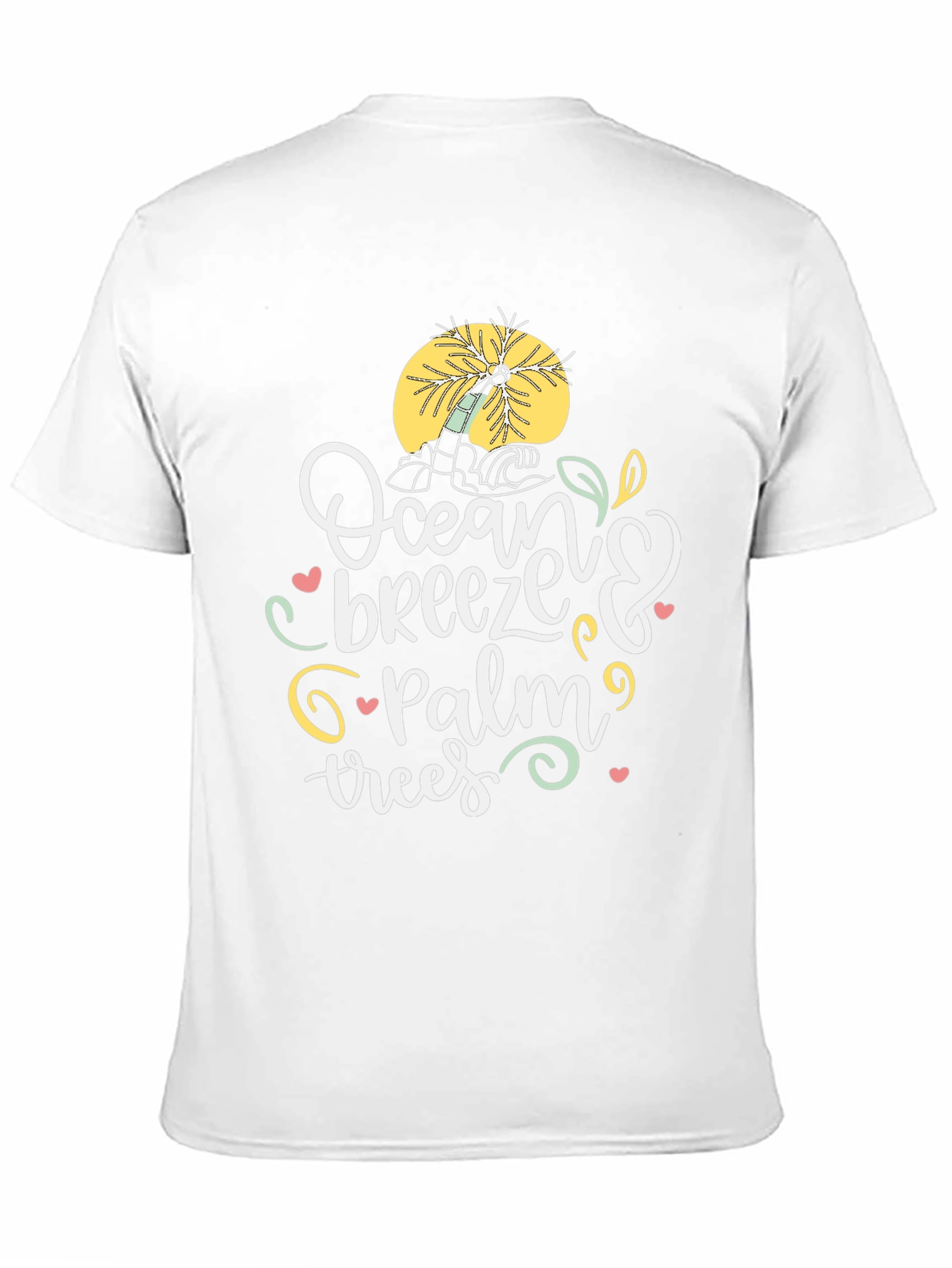 Ocean Breeze & Palm Trees Graphic Tee