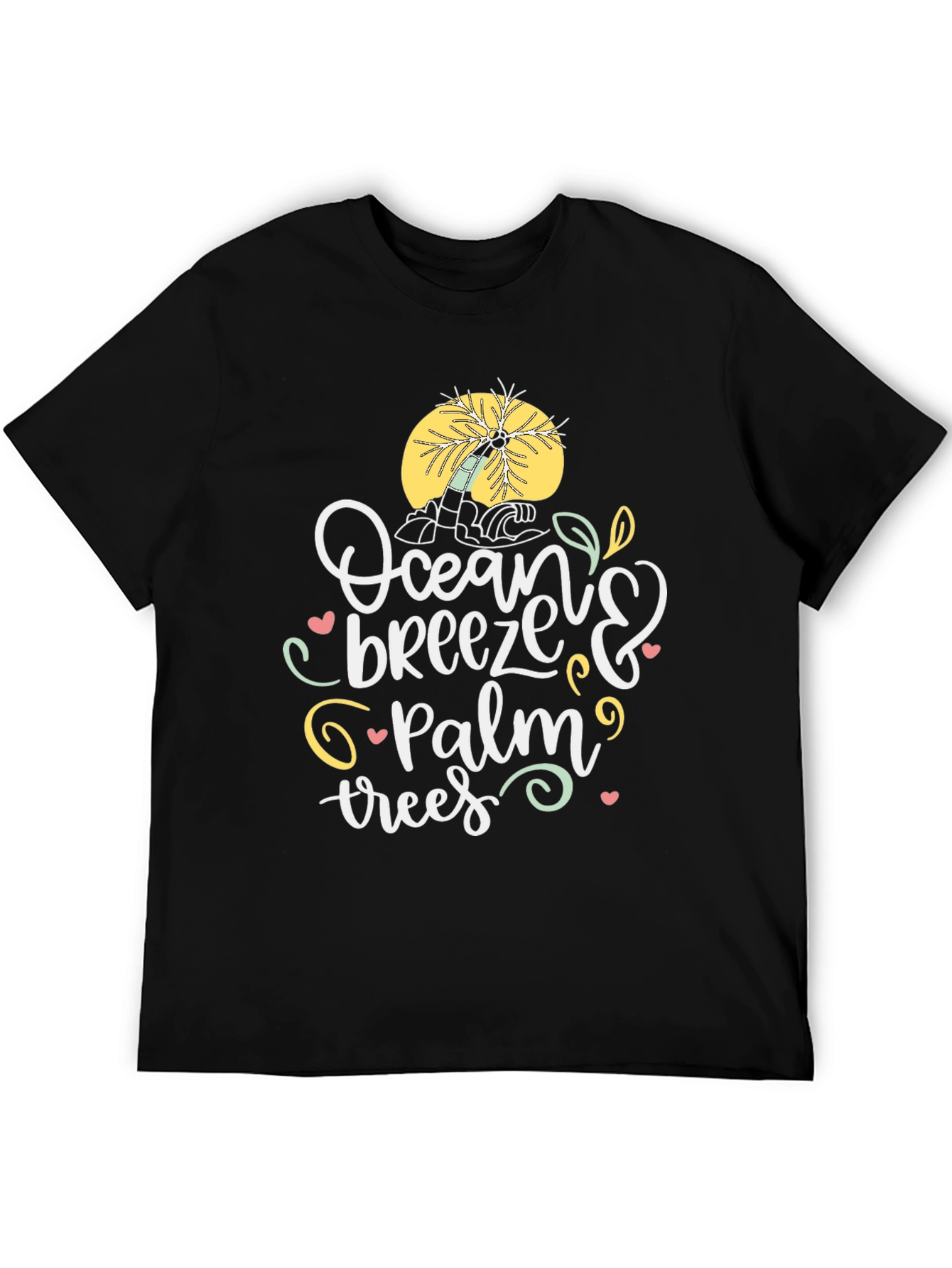 Ocean Breeze & Palm Trees Graphic Tee