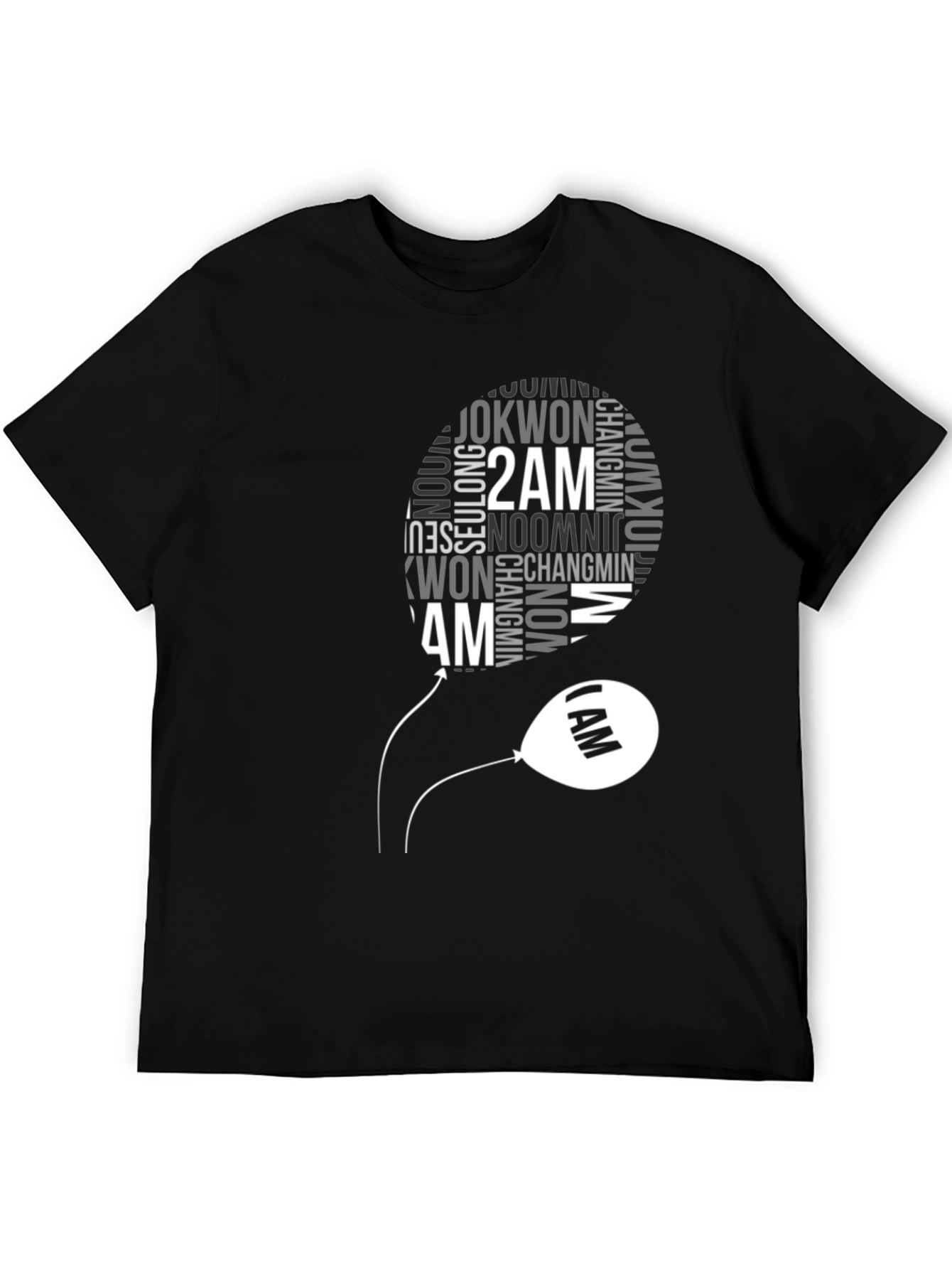 2AM Kpop Band Fan T-Shirt - Black Cotton Tee