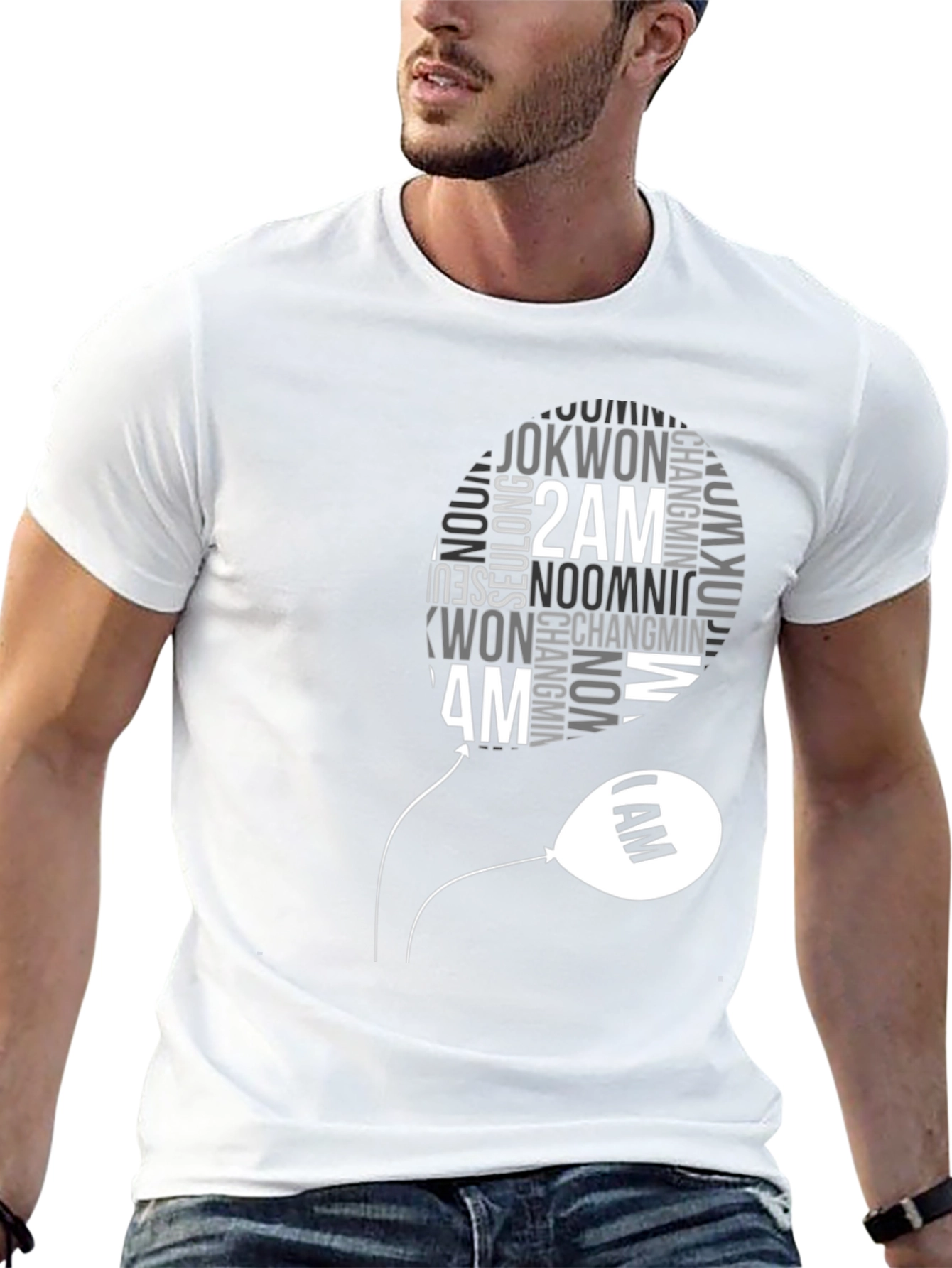 2AM Kpop Band Fan T-Shirt - Black Cotton Tee