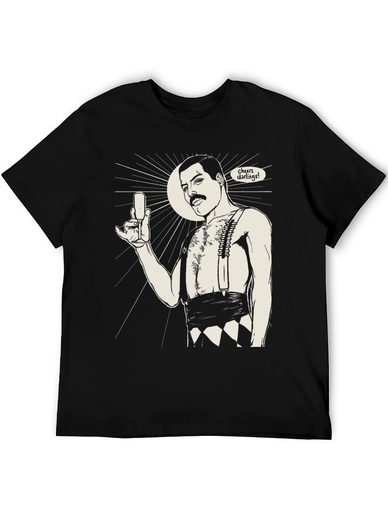 Freddie Mercury Cheers Darling T-Shirt