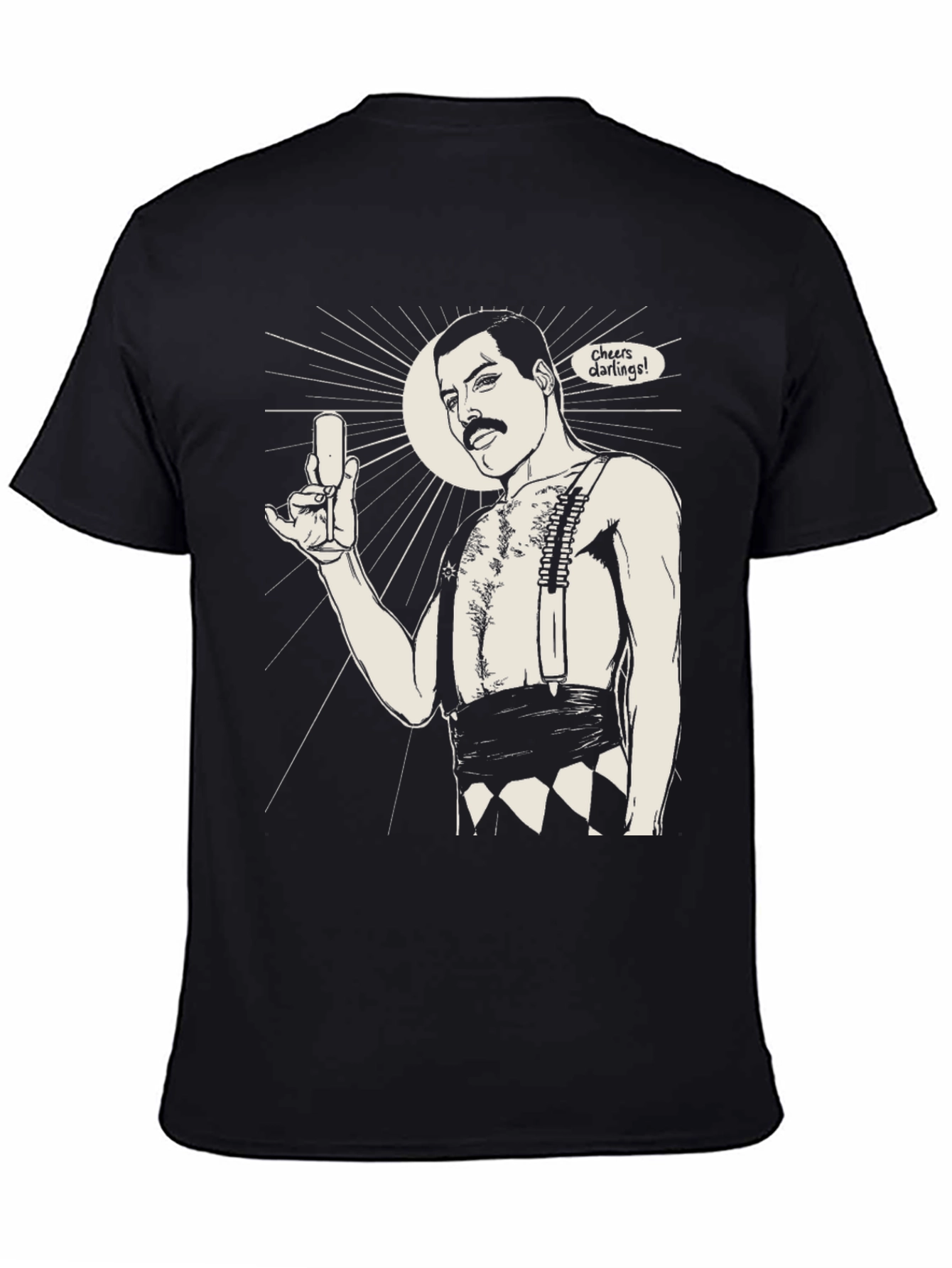 Freddie Mercury Cheers Darling T-Shirt