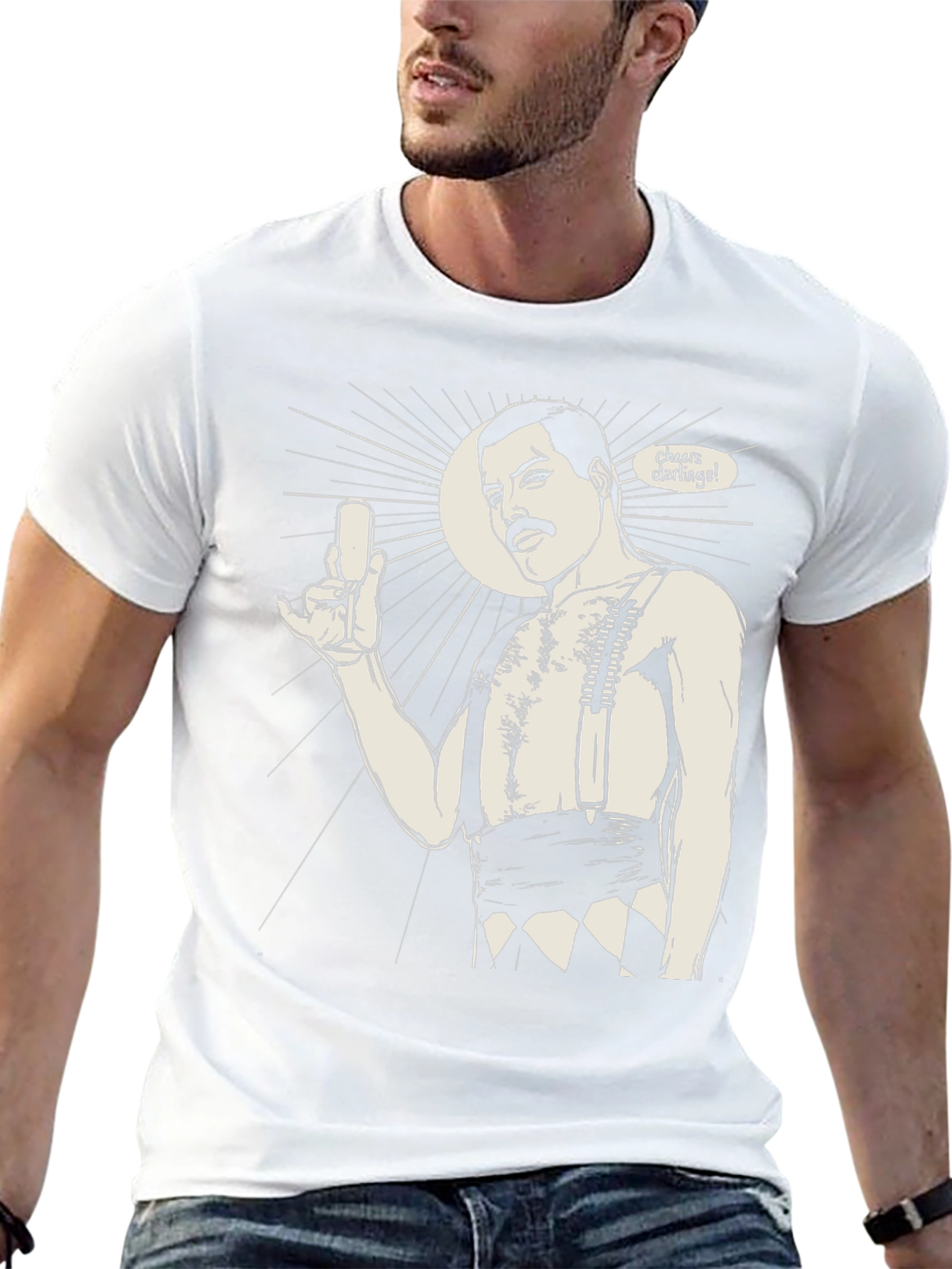 Freddie Mercury Cheers Darling T-Shirt