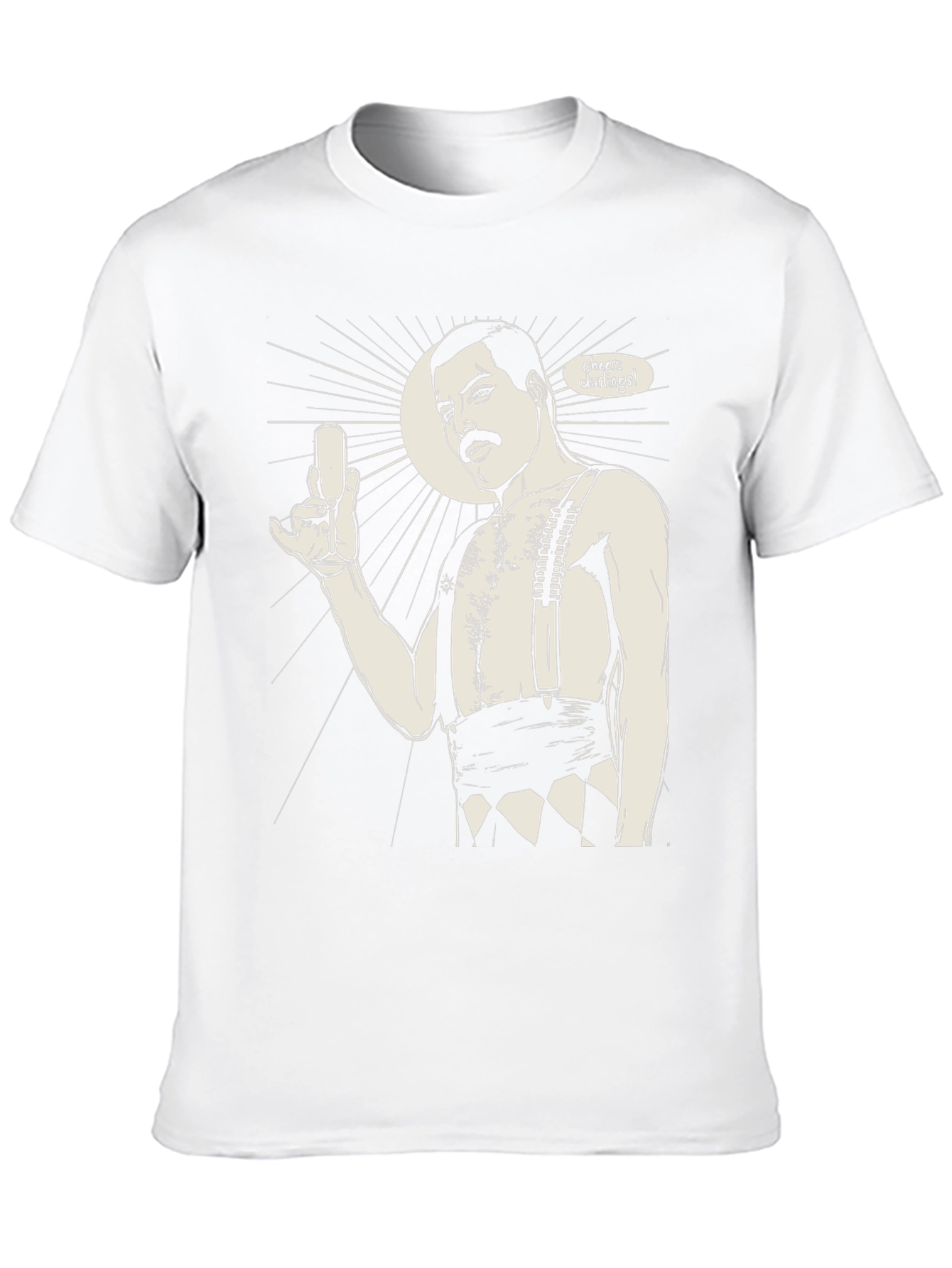 Freddie Mercury Cheers Darling T-Shirt