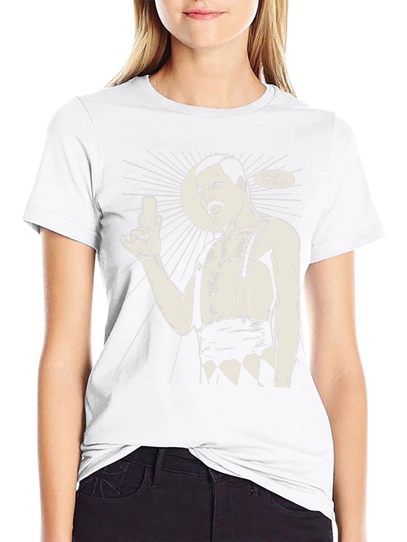 Freddie Mercury Cheers Darling T-Shirt