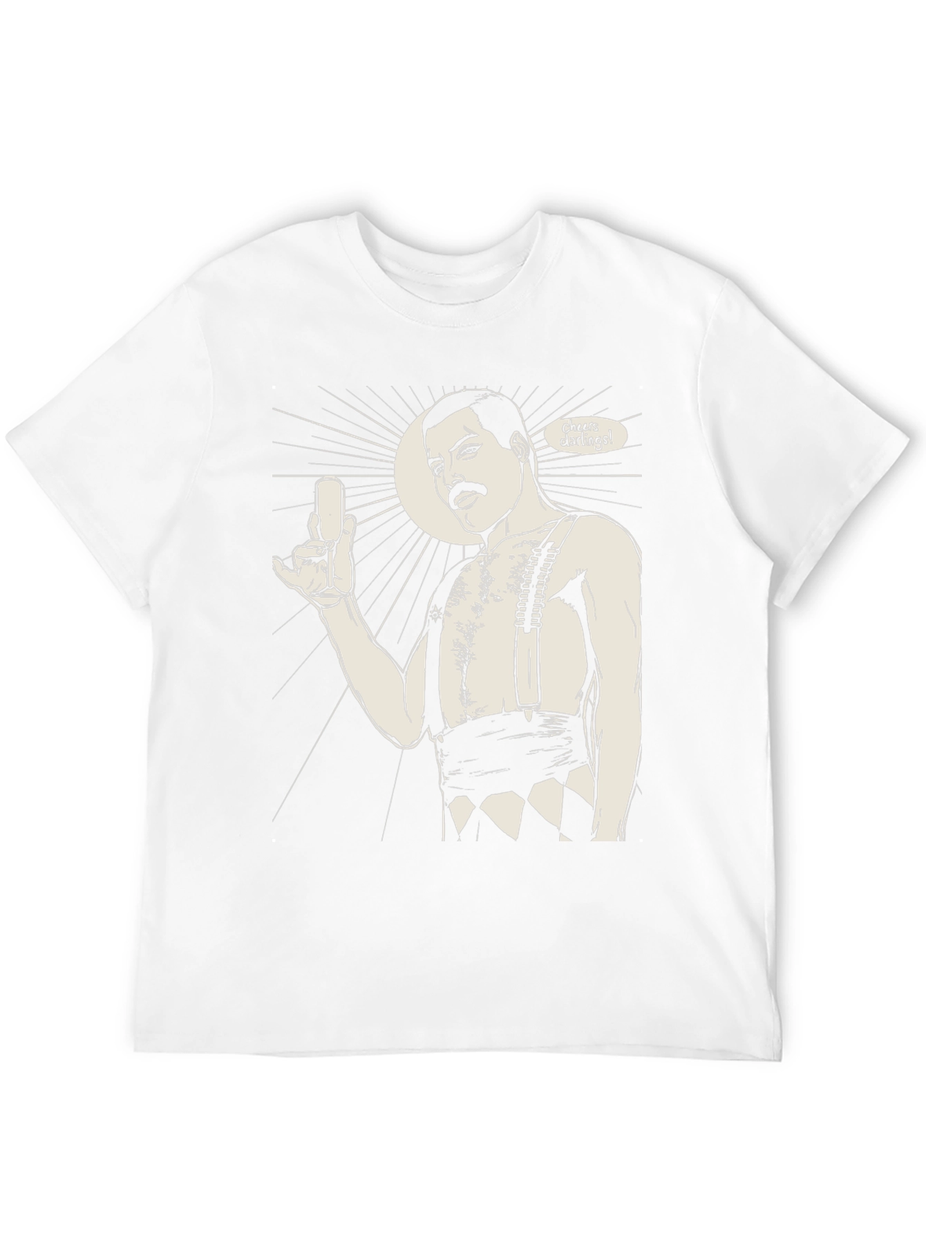 Freddie Mercury Cheers Darling T-Shirt