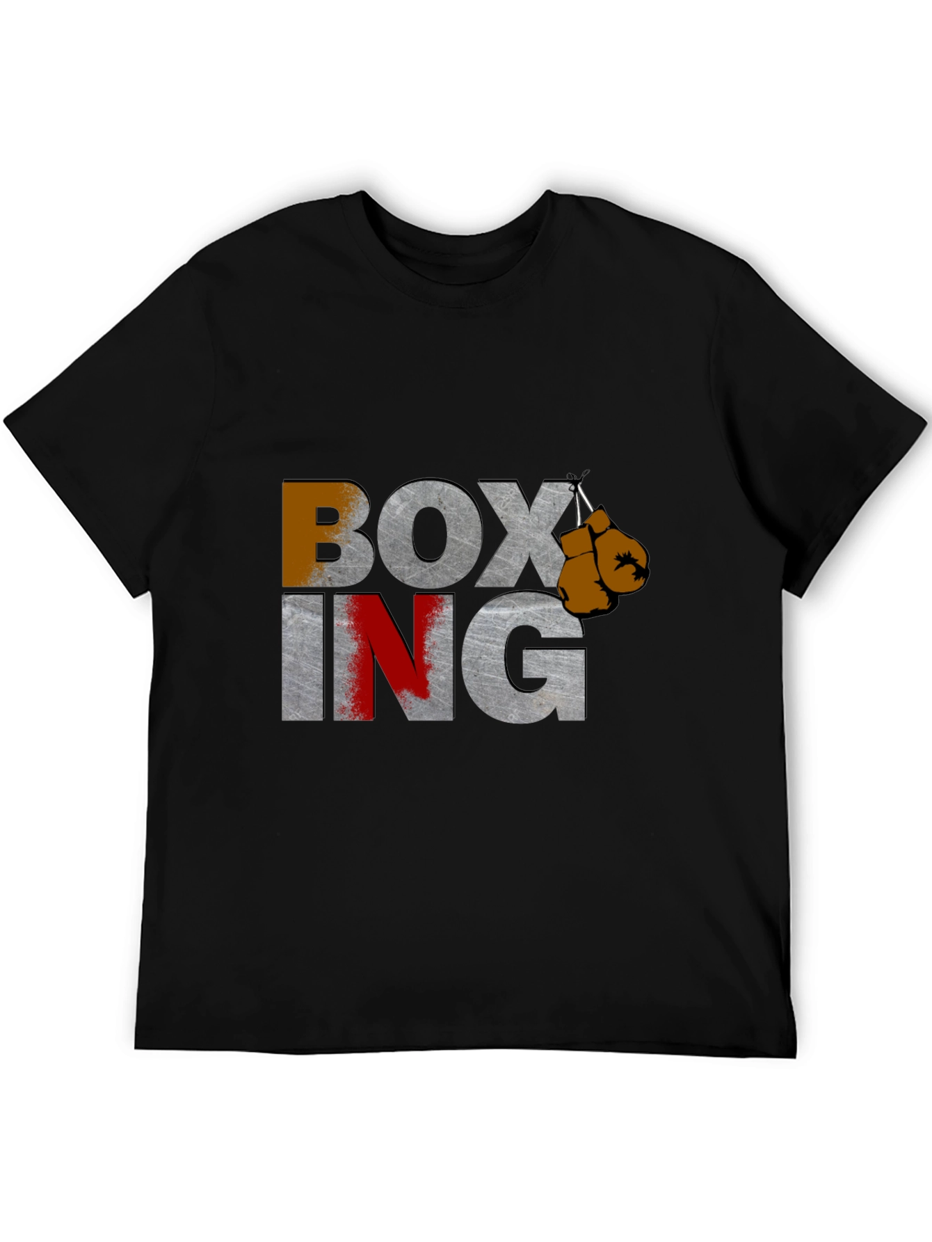 Boxing Graphic Tee - Black