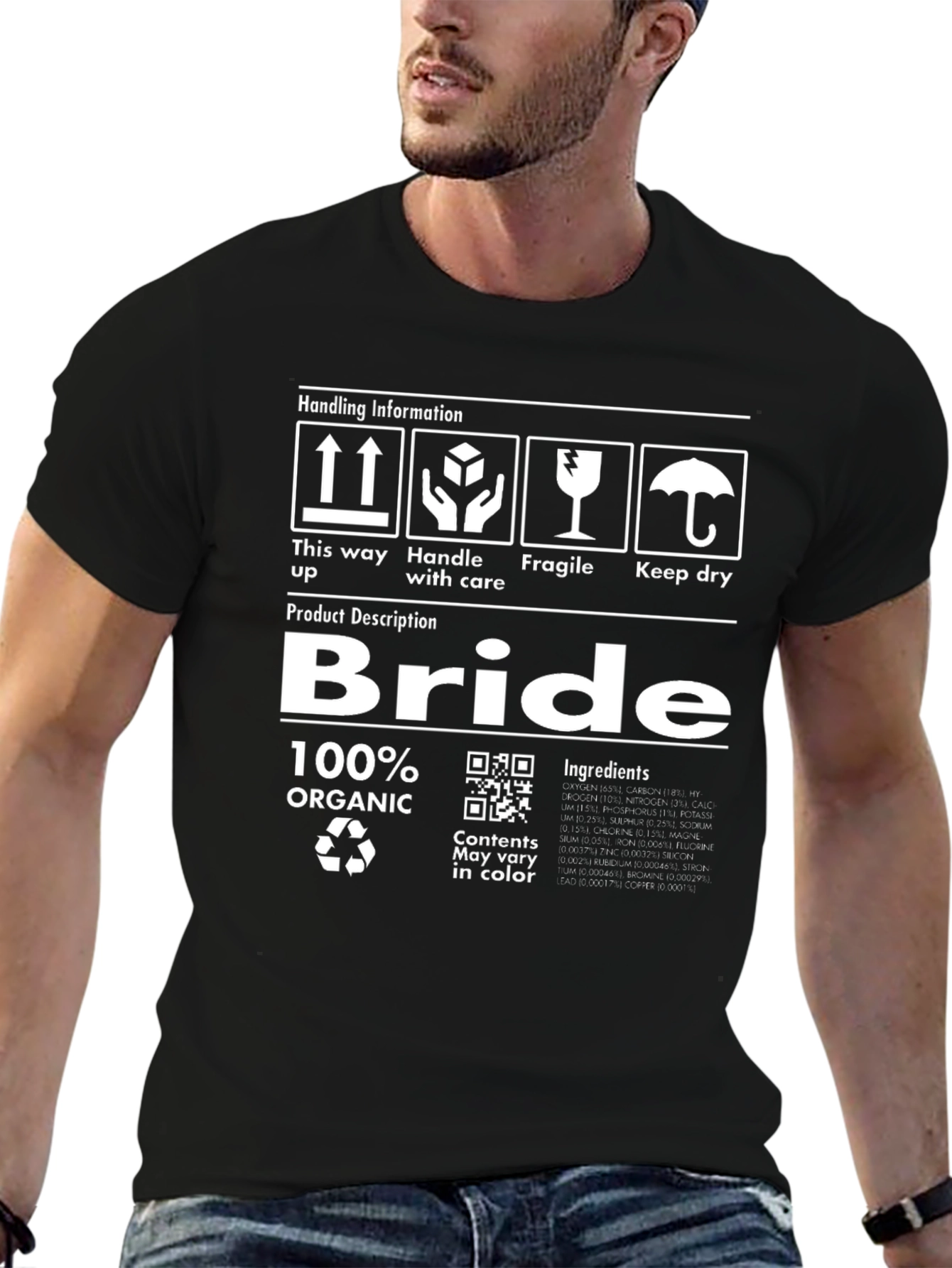 Bride Organic Graphic Novelty T-Shirt