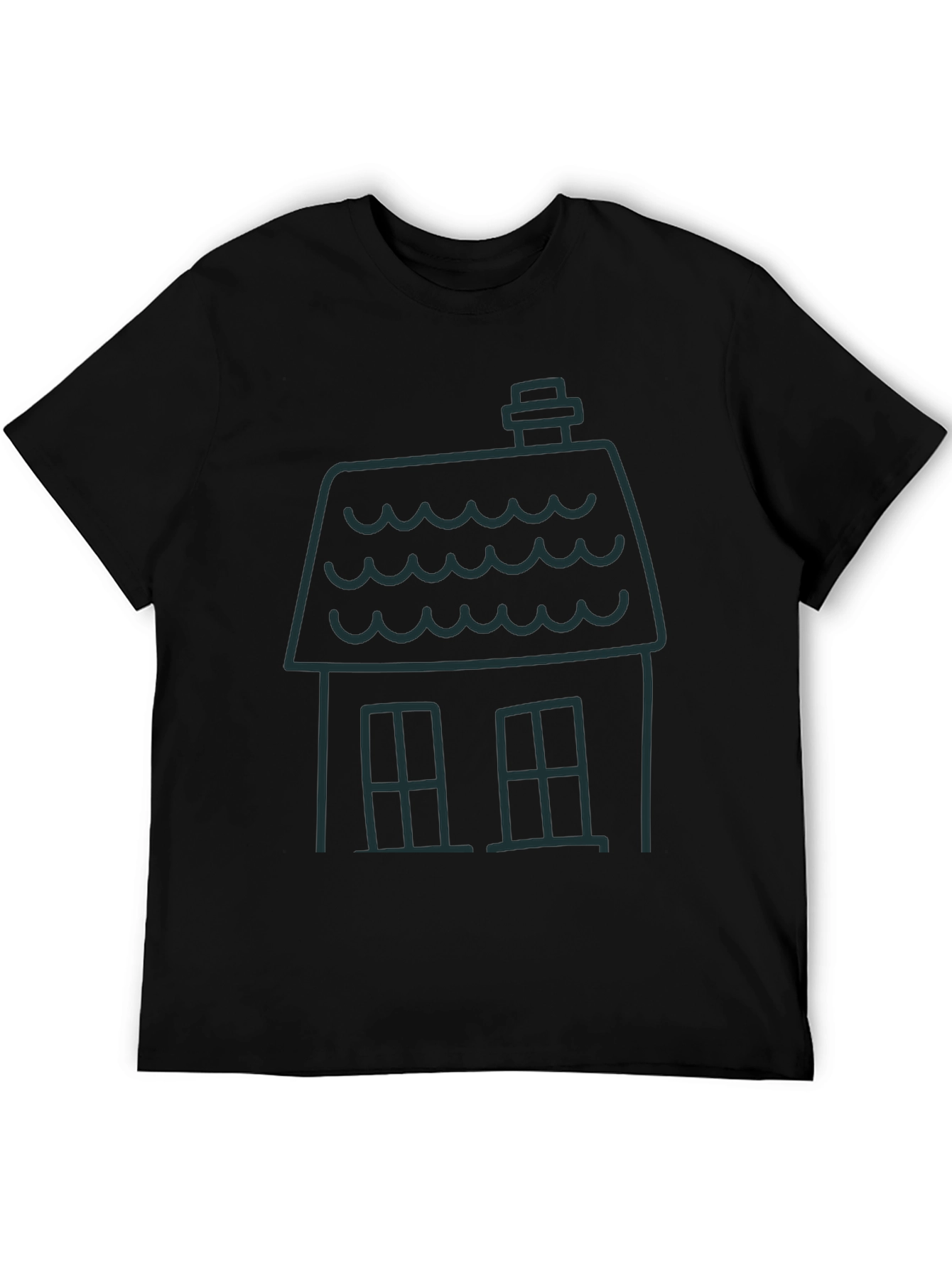 House Graphic Tee - Modern Minimalist Design
