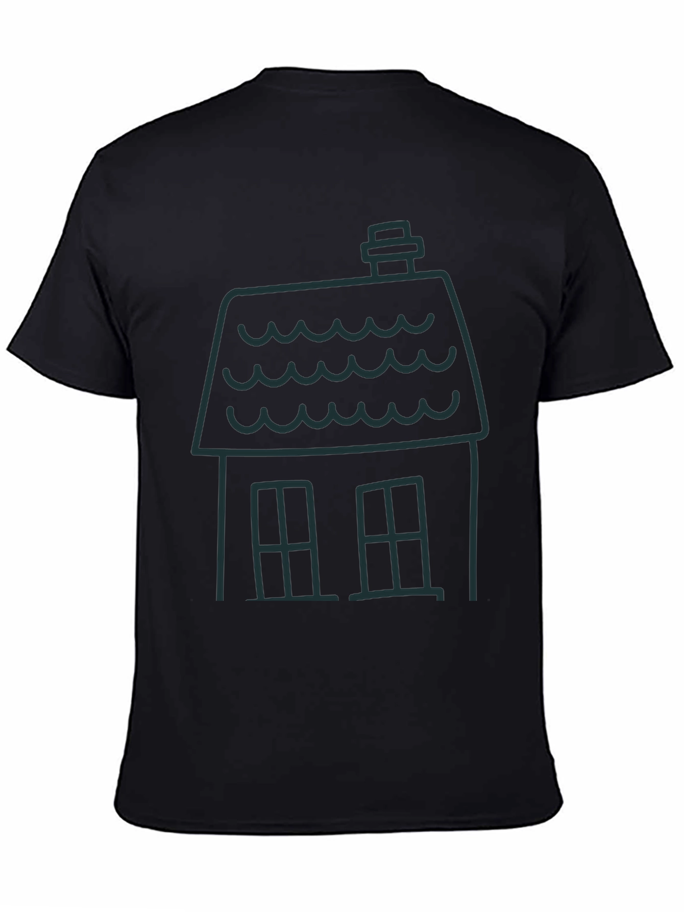 House Graphic Tee - Modern Minimalist Design