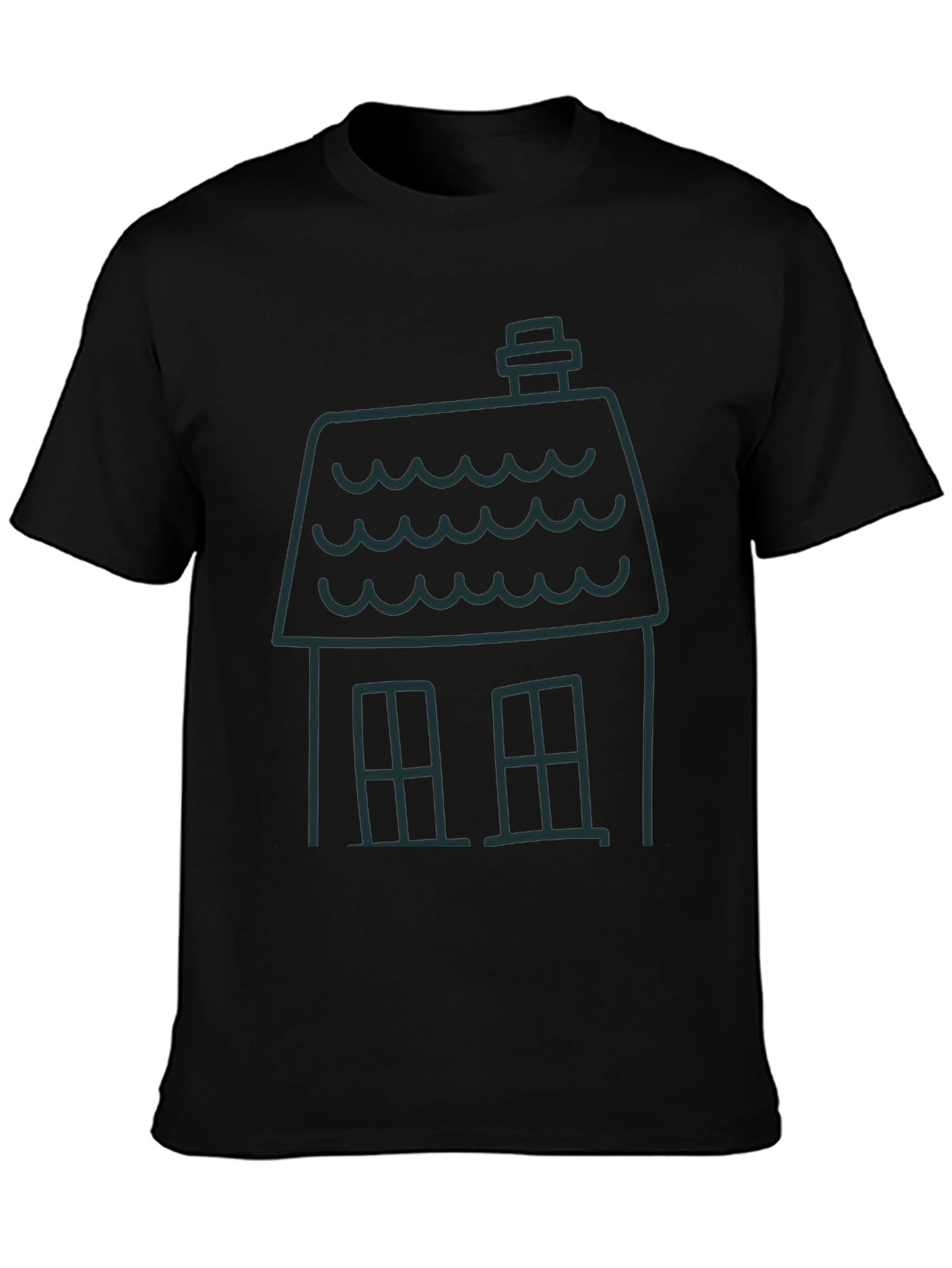 House Graphic Tee - Modern Minimalist Design