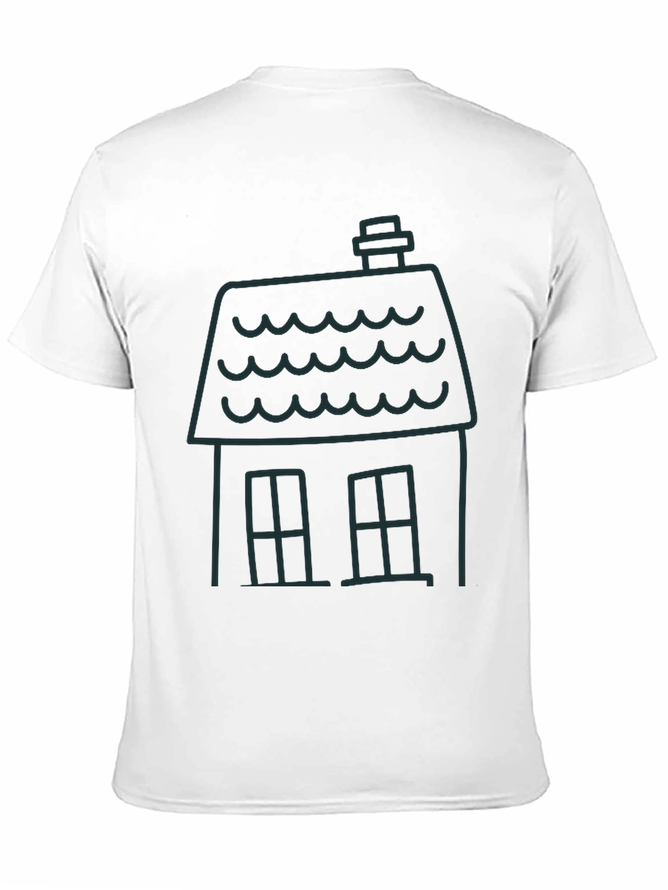House Graphic Tee - Modern Minimalist Design