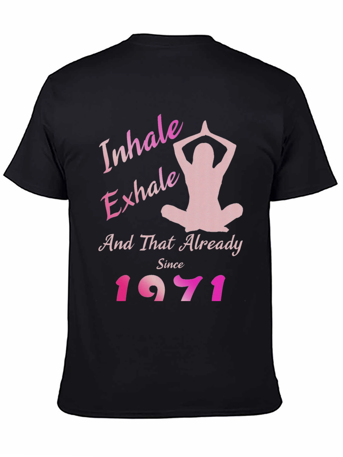 Inhale Exhale 1971 Yoga Tee