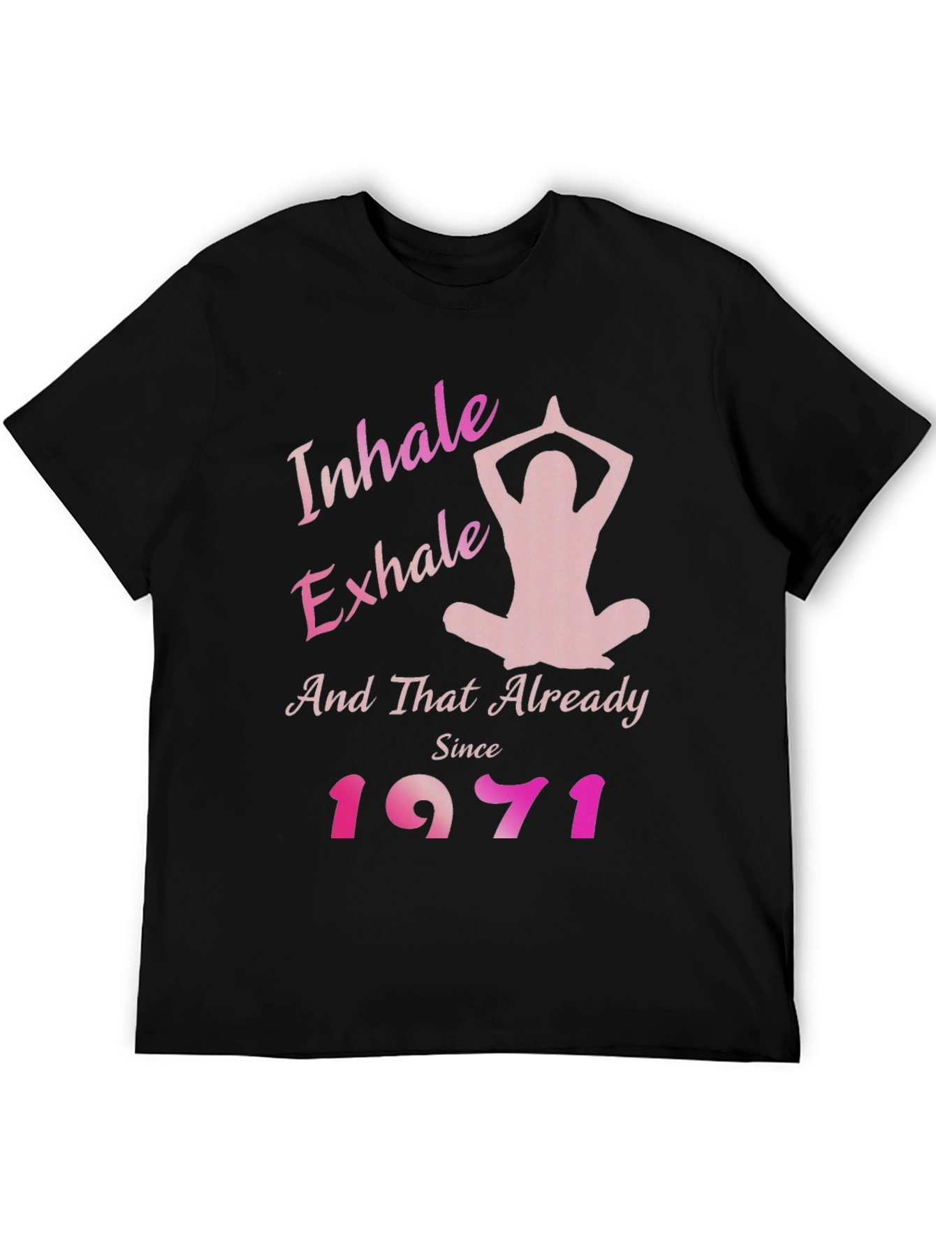 Inhale Exhale 1971 Yoga Tee