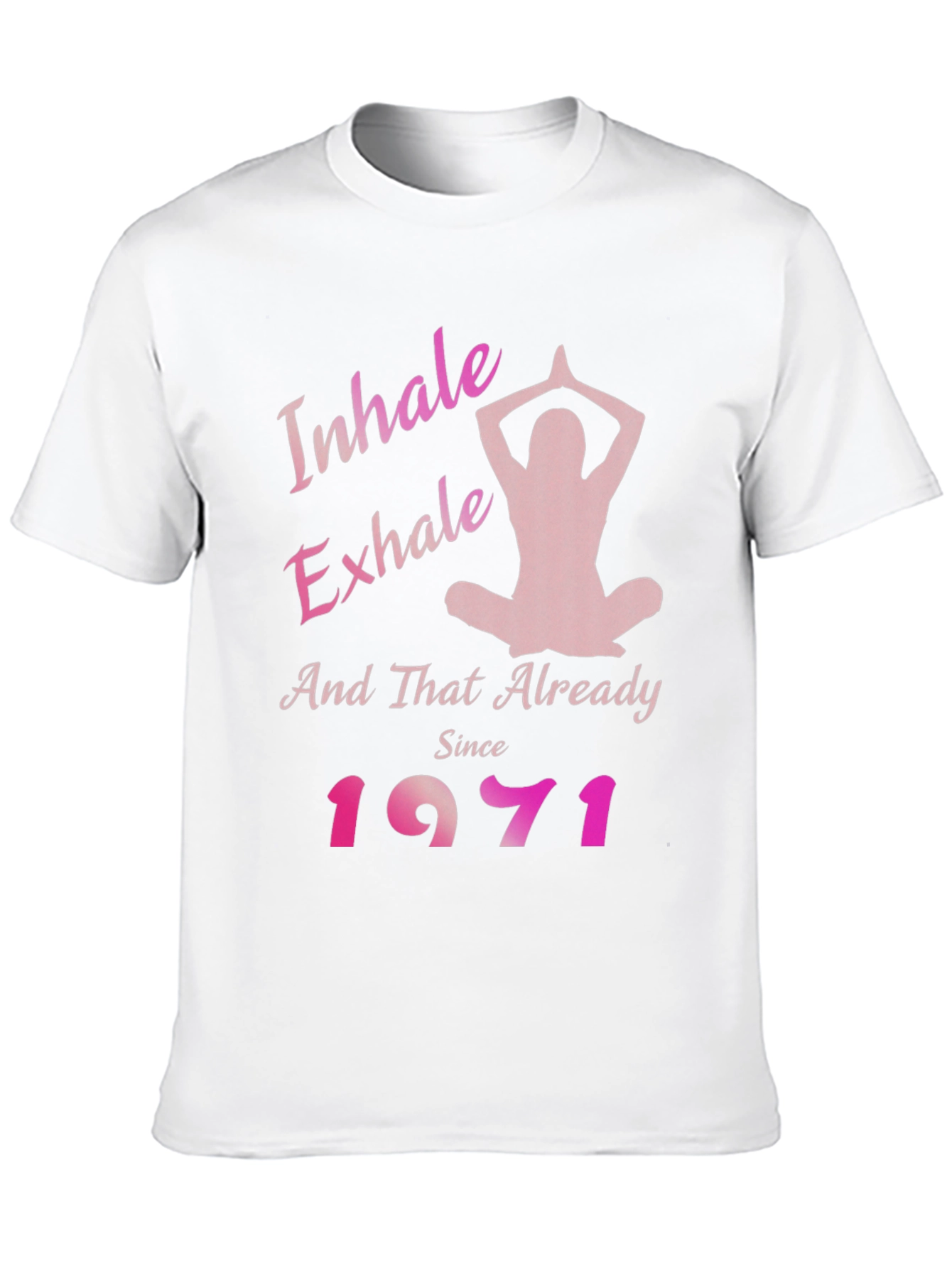 Inhale Exhale 1971 Yoga Tee
