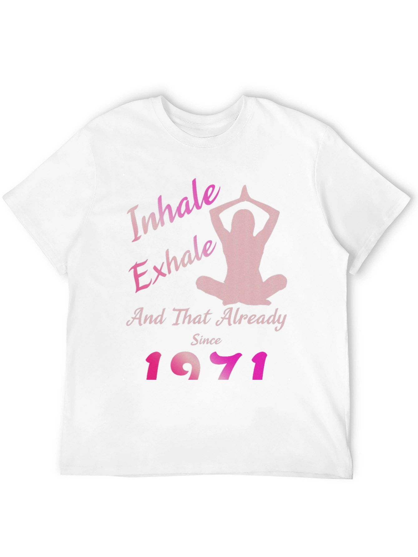 Inhale Exhale 1971 Yoga Tee