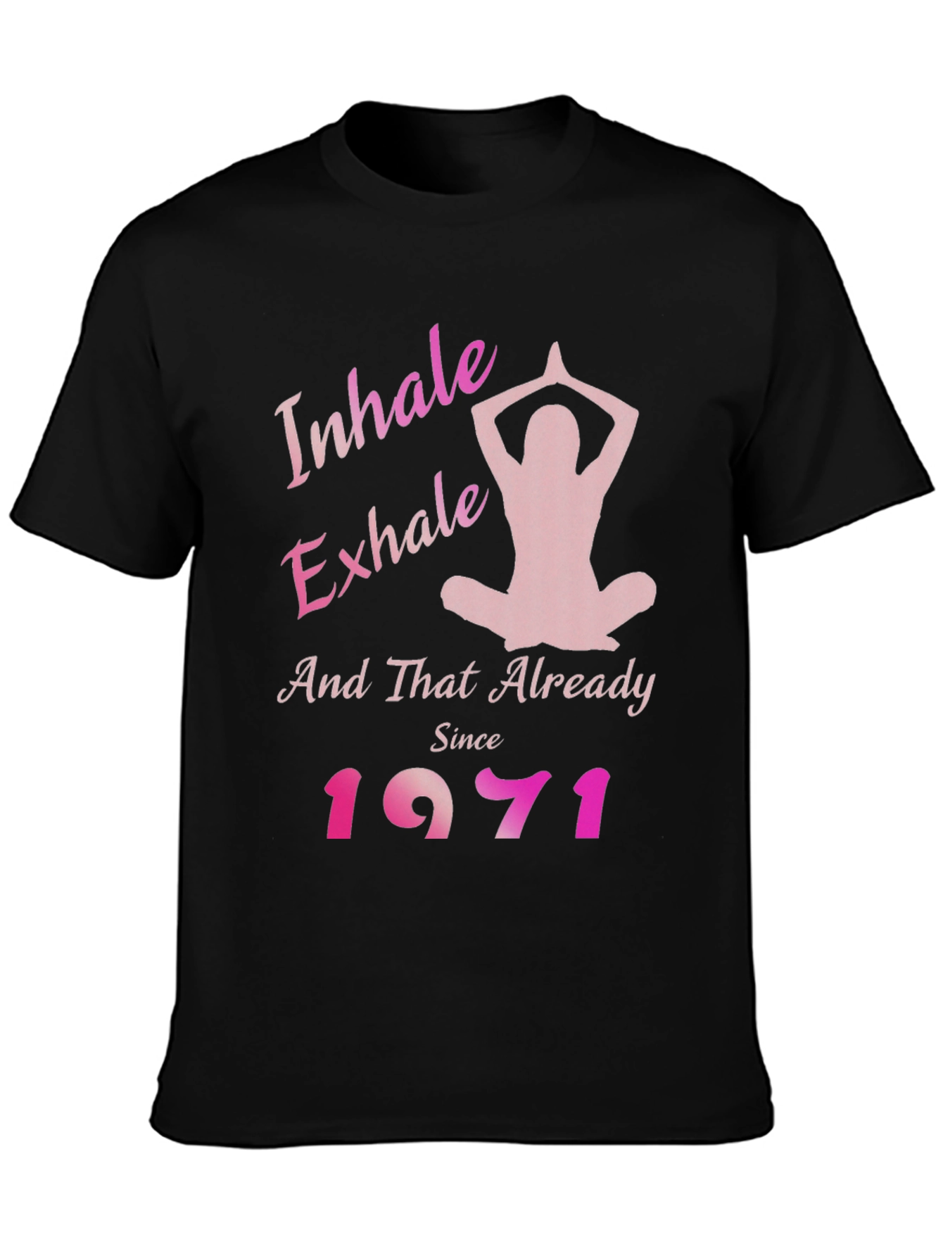 Inhale Exhale 1971 Yoga Tee