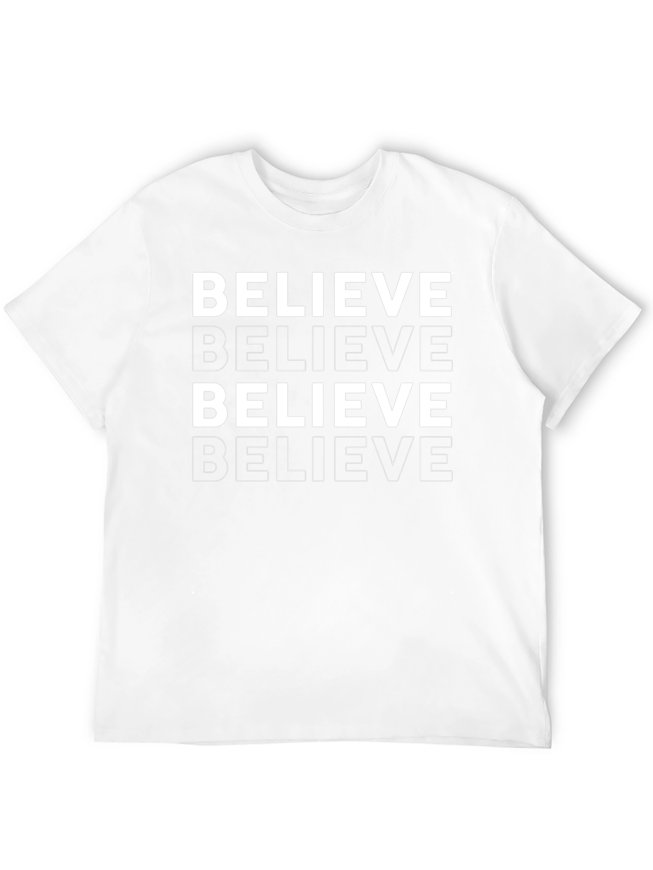 Believe Graphic Tee - Motivational T-Shirt