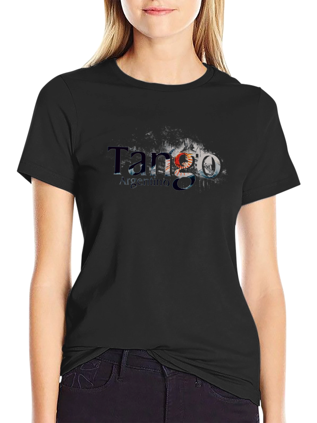 Tango Argentino Graphic Tee - Stylish Black T-Shirt