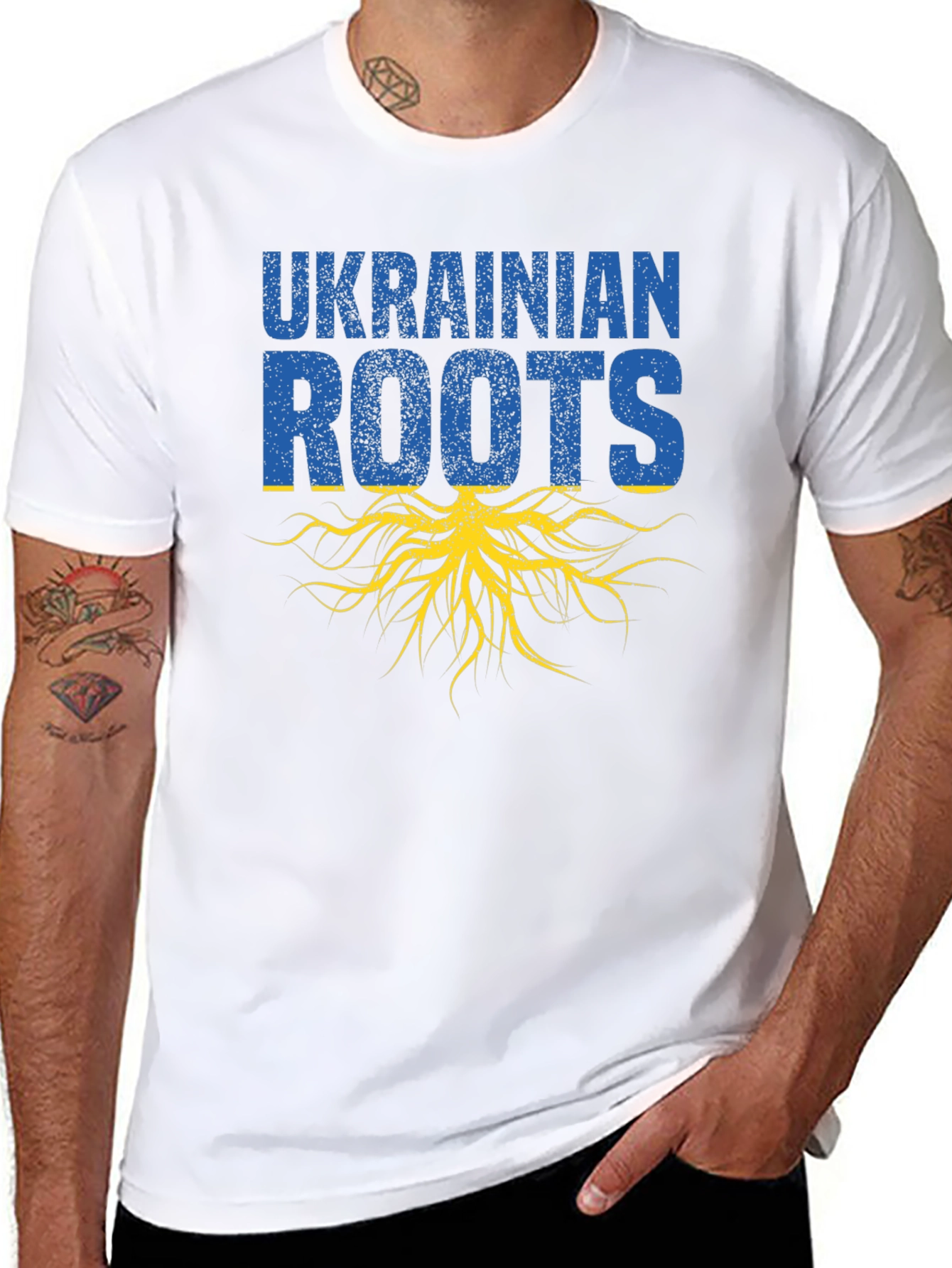 Ukrainian Roots Graphic T-Shirt