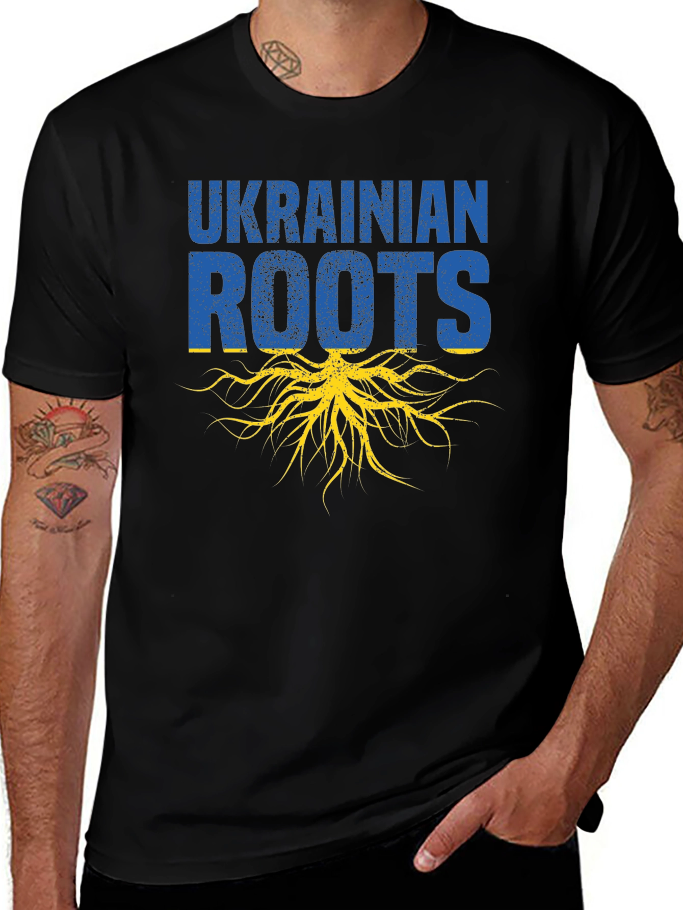 Ukrainian Roots Graphic T-Shirt
