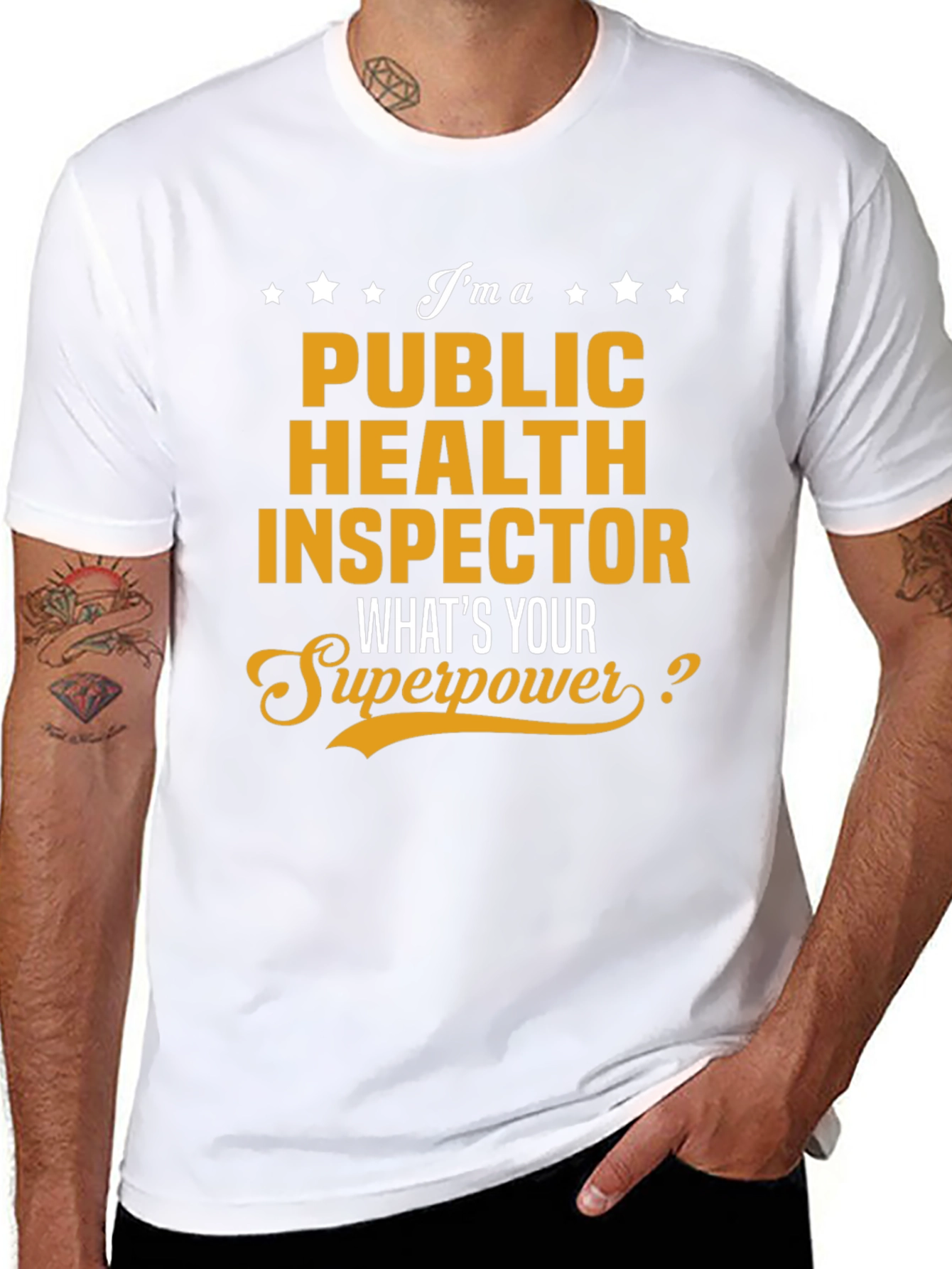 Public Health Inspector Superpower Graphic Tee