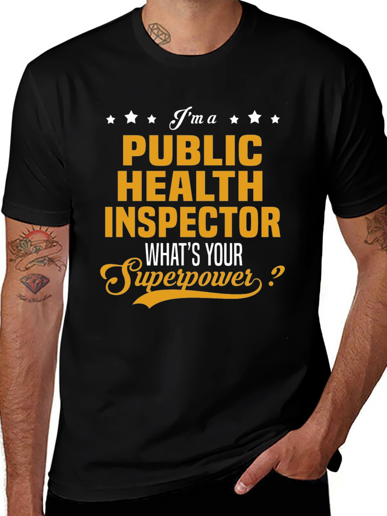 Public Health Inspector Superpower Graphic Tee