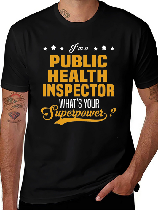 Public Health Inspector Superpower Graphic Tee