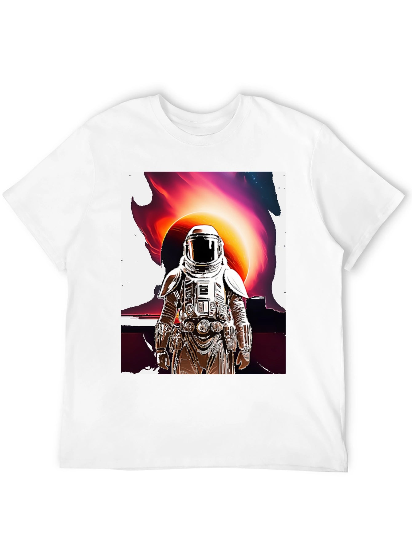 Astronaut Graphic T-Shirt - Space Art Tee