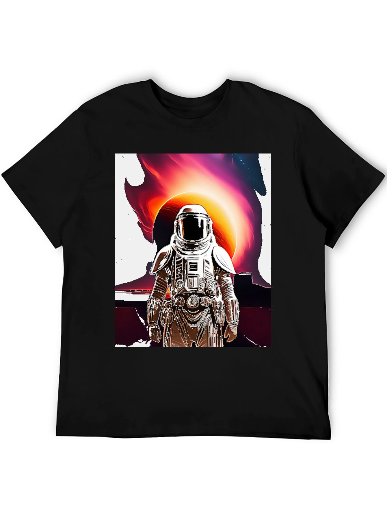 Astronaut Graphic T-Shirt - Space Art Tee