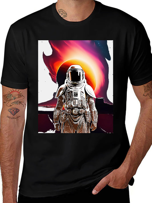Astronaut Graphic T-Shirt - Space Art Tee