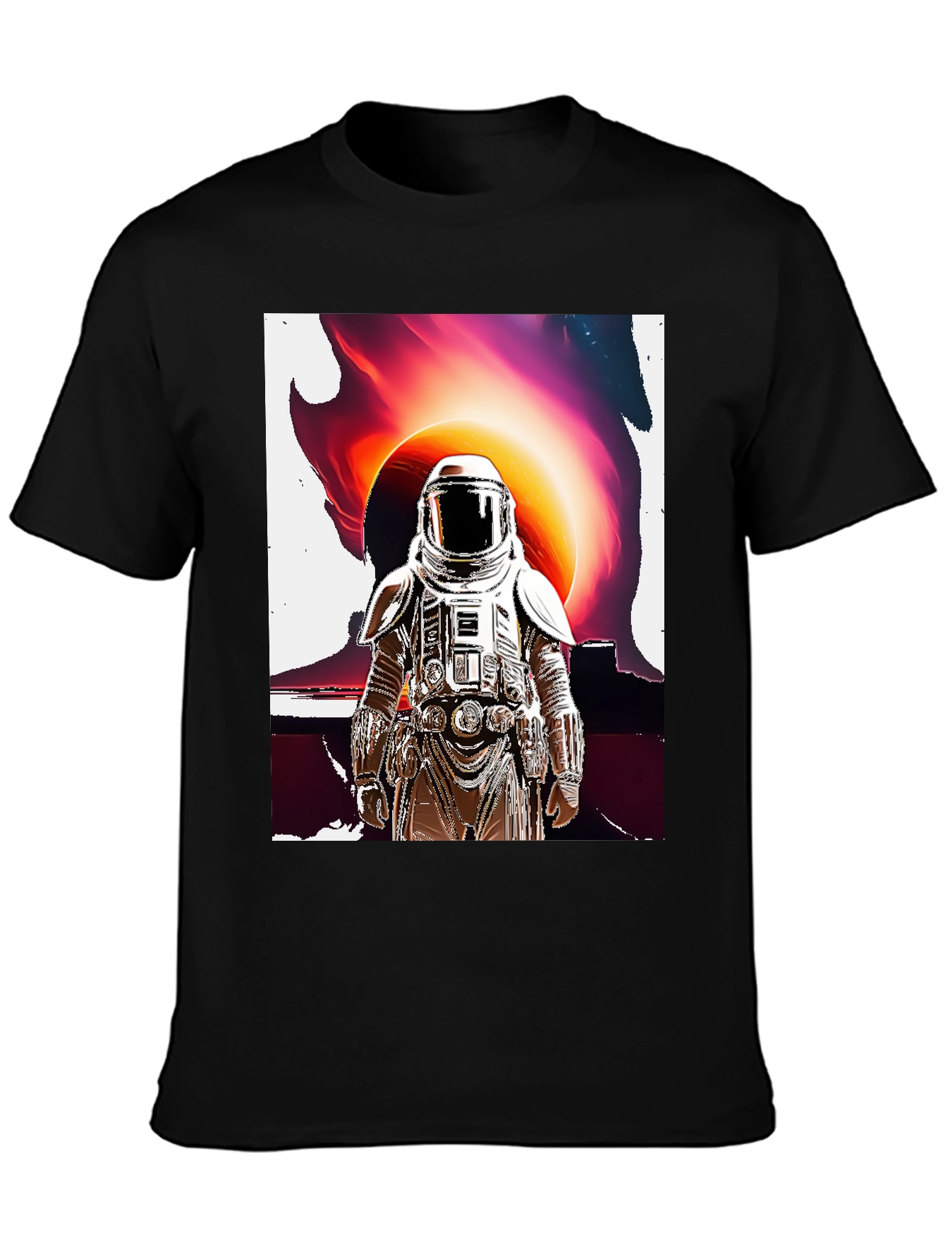 Astronaut Graphic T-Shirt - Space Art Tee