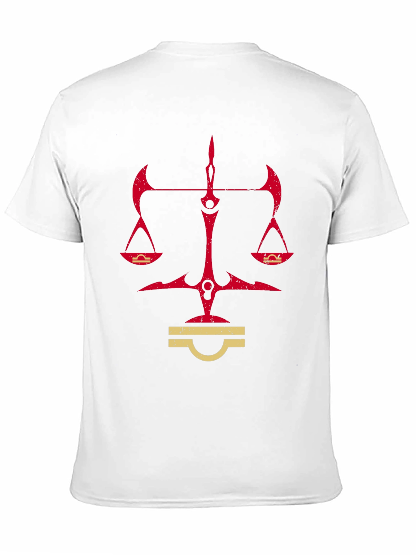 Libra Zodiac Graphic Tee - Black