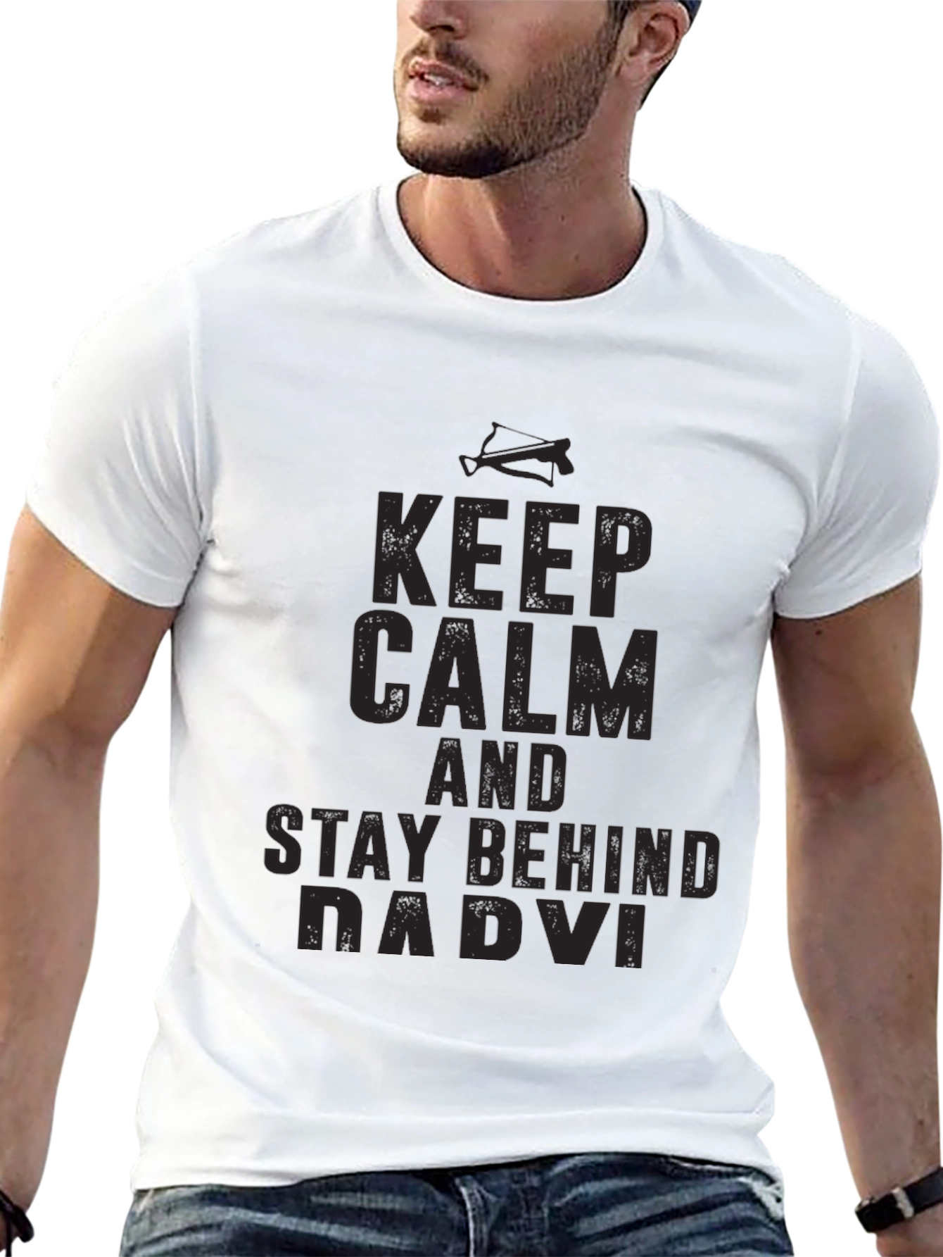 Keep Calm & Stay Behind Dadvi T-Shirt