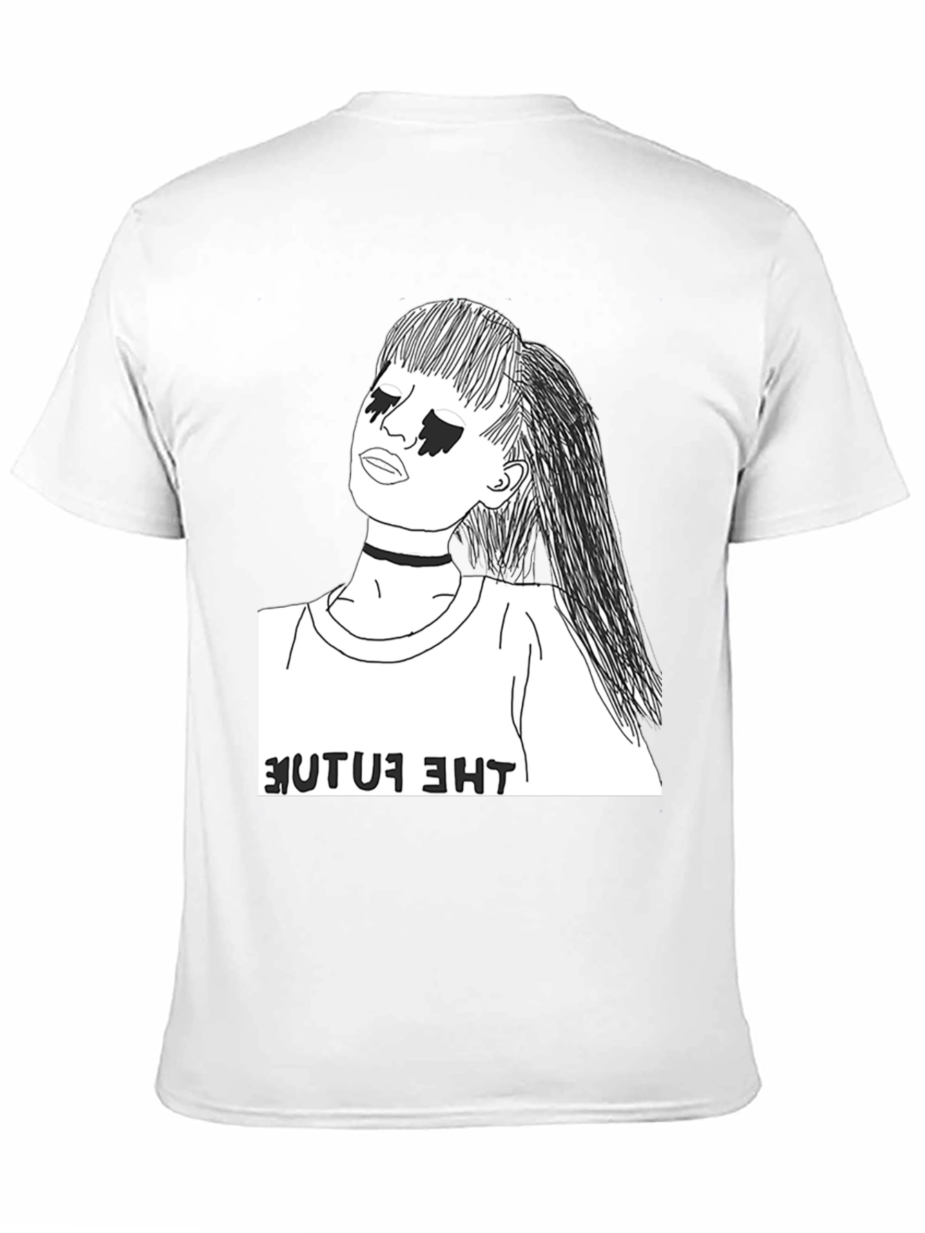 The Future Graphic T-Shirt - Stylish Black Tee