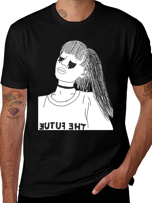 The Future Graphic T-Shirt - Stylish Black Tee