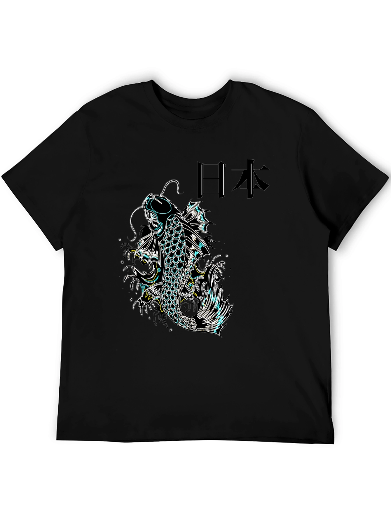 Koi Fish Graphic Tee - Japanese Style