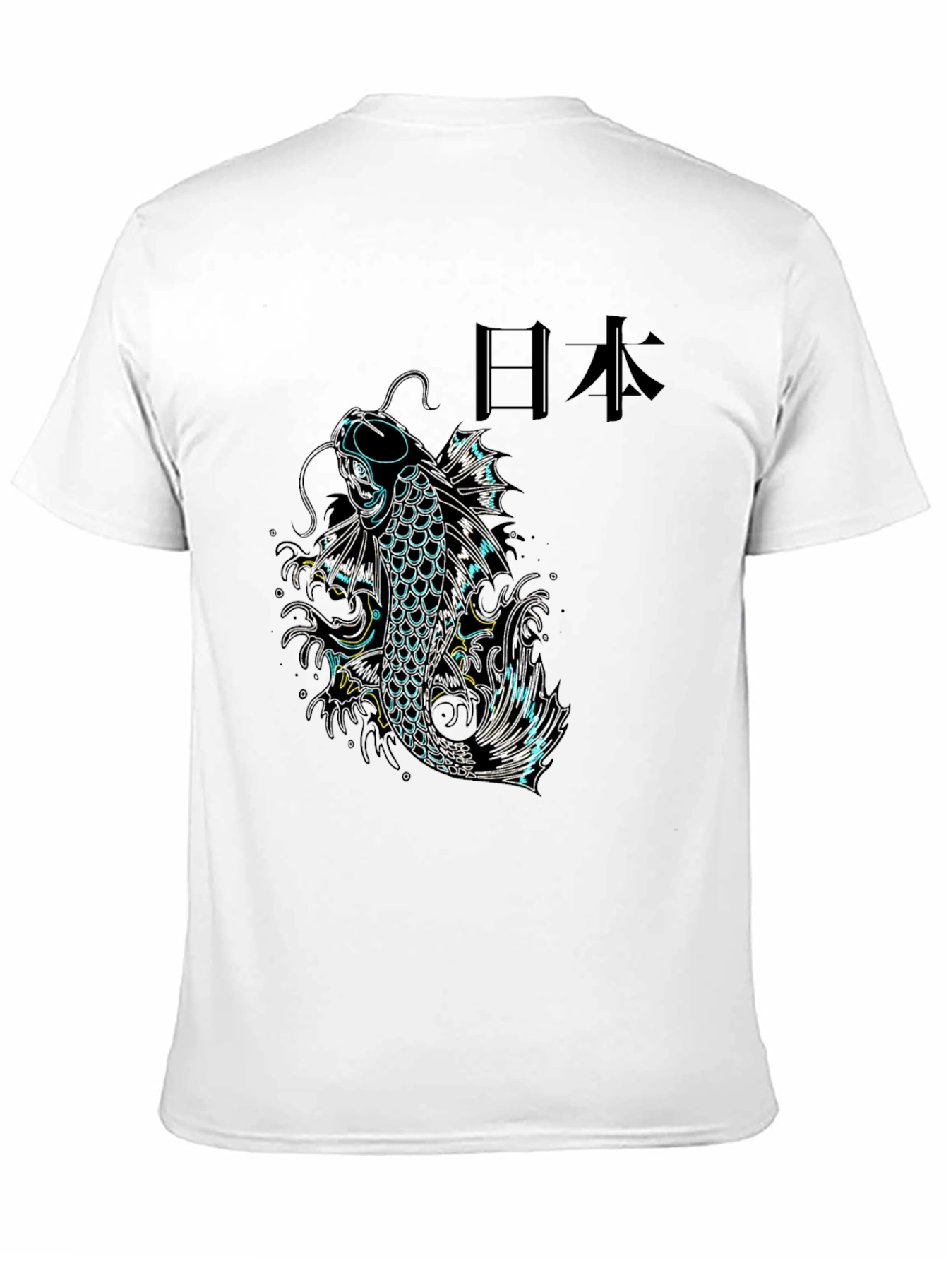 Koi Fish Graphic Tee - Japanese Style
